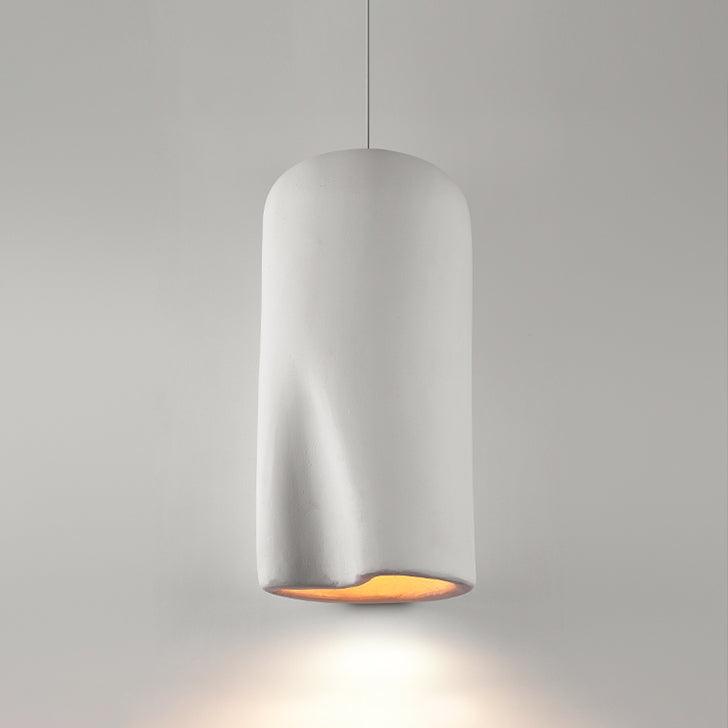 Solara Wabi-Sabi Pendelleuchte Gips Abgerundete Kuppel-Letslighting