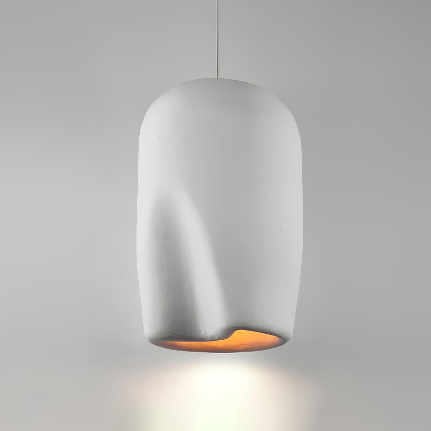 Solara Wabi-Sabi Pendelleuchte Gips Abgerundete Kuppel-Letslighting