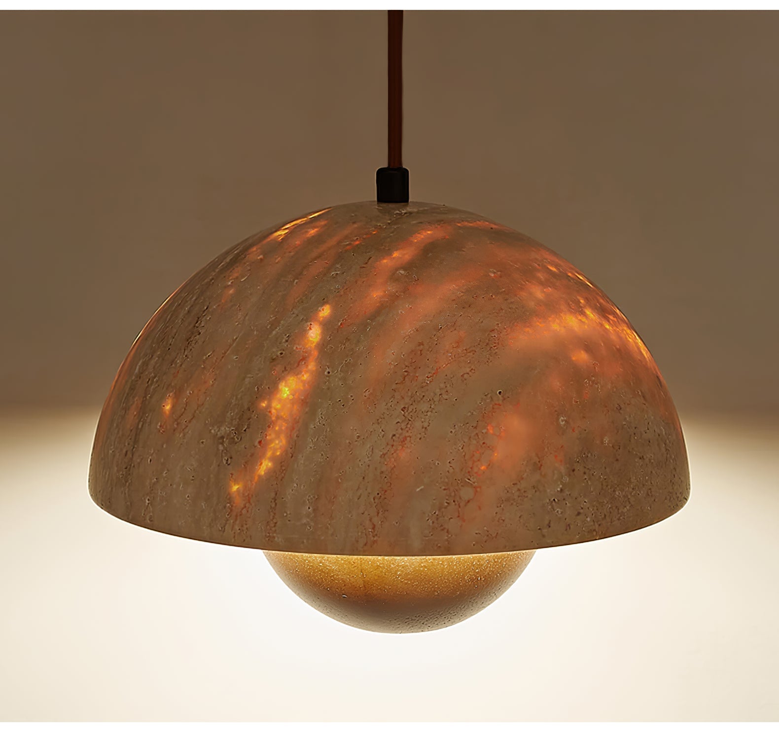 Ersile Travertine Pendant Light - Neutralighting