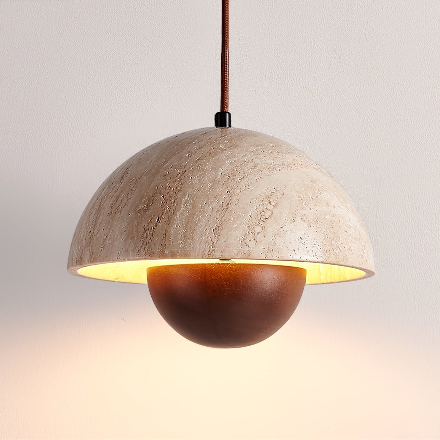 Ersile Travertine Pendant Light - Neutralighting