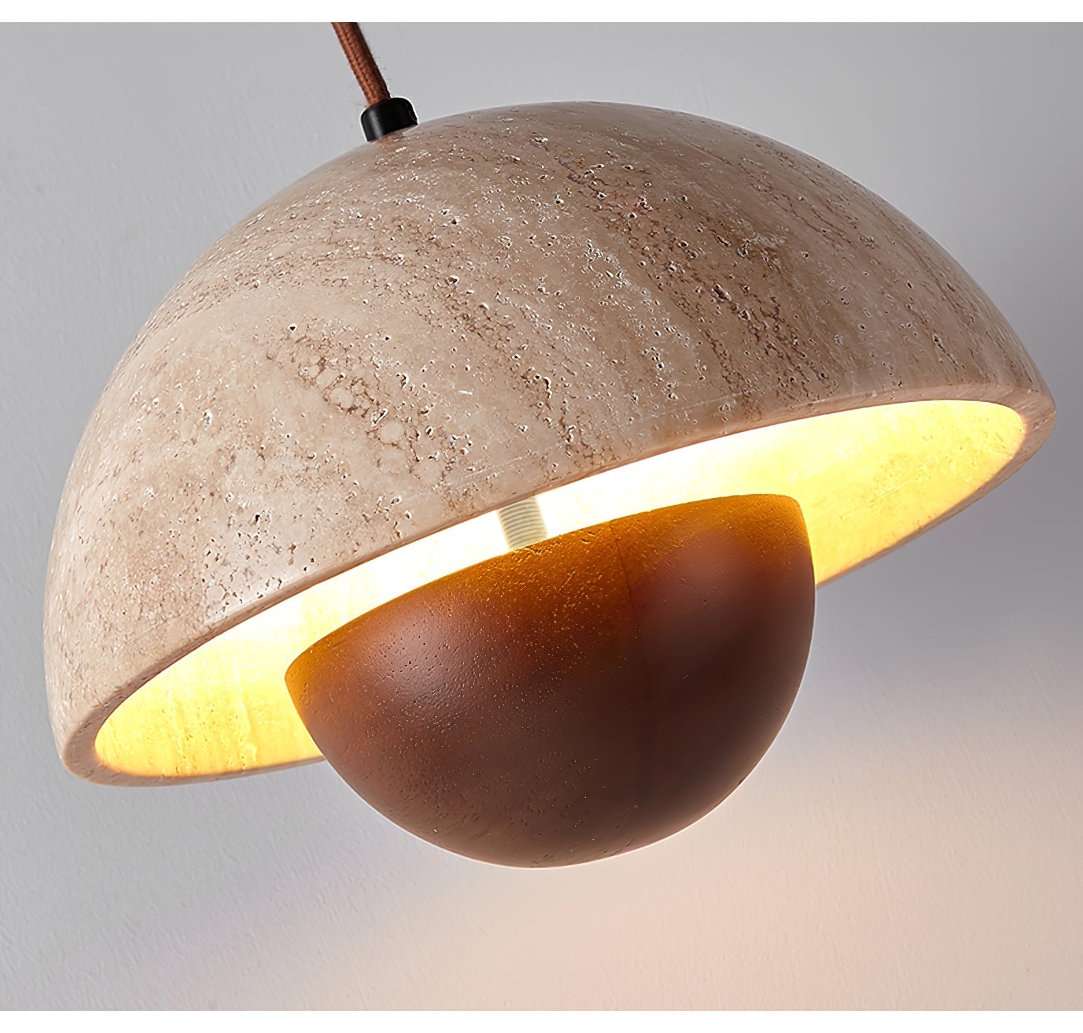 Ersile Travertine Pendant Light - Neutralighting