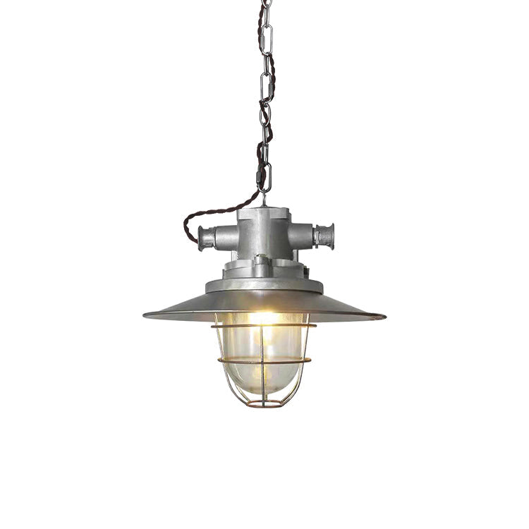 Celest Vintage Industrial Käfig Glas Pendelleuchte-Letslighting