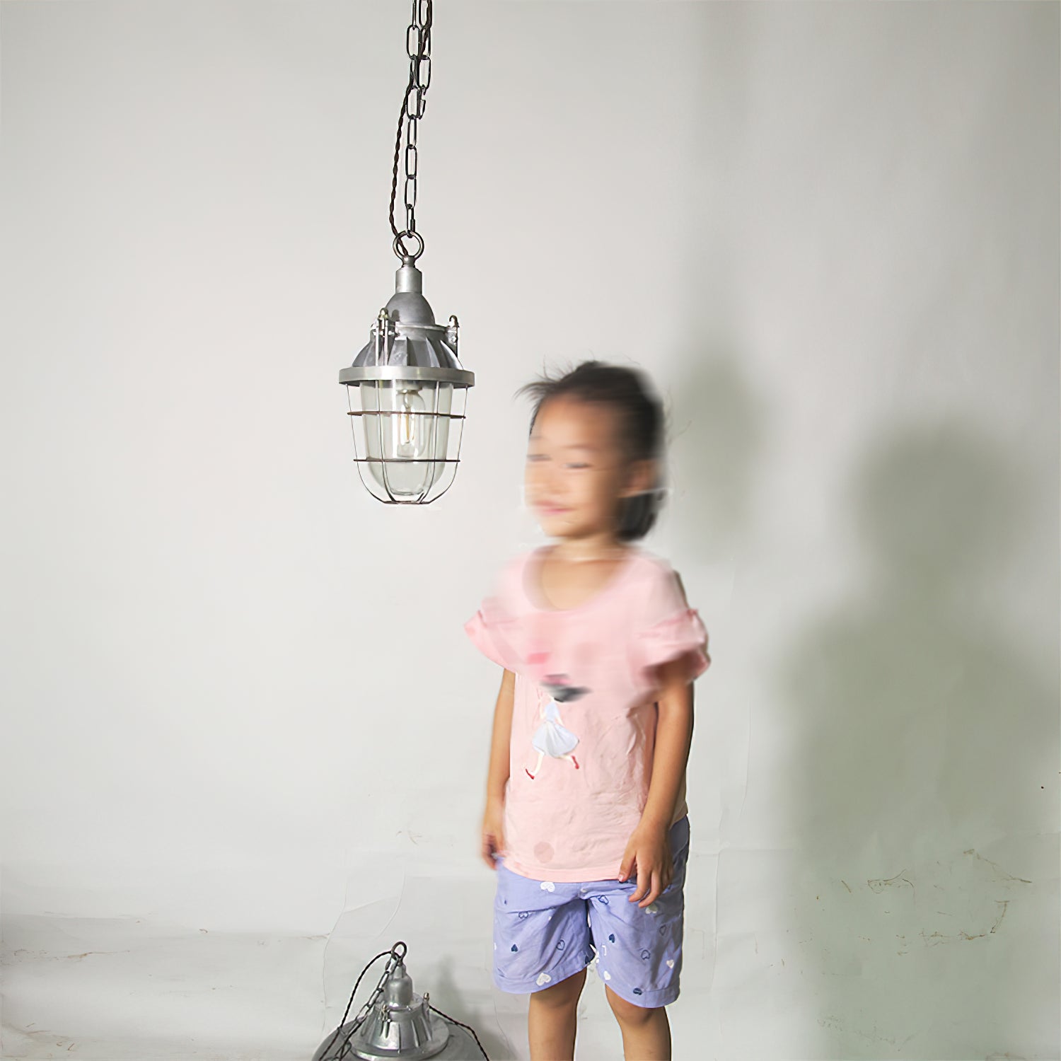 Celest Vintage Industrial Käfig Glas Pendelleuchte-Letslighting