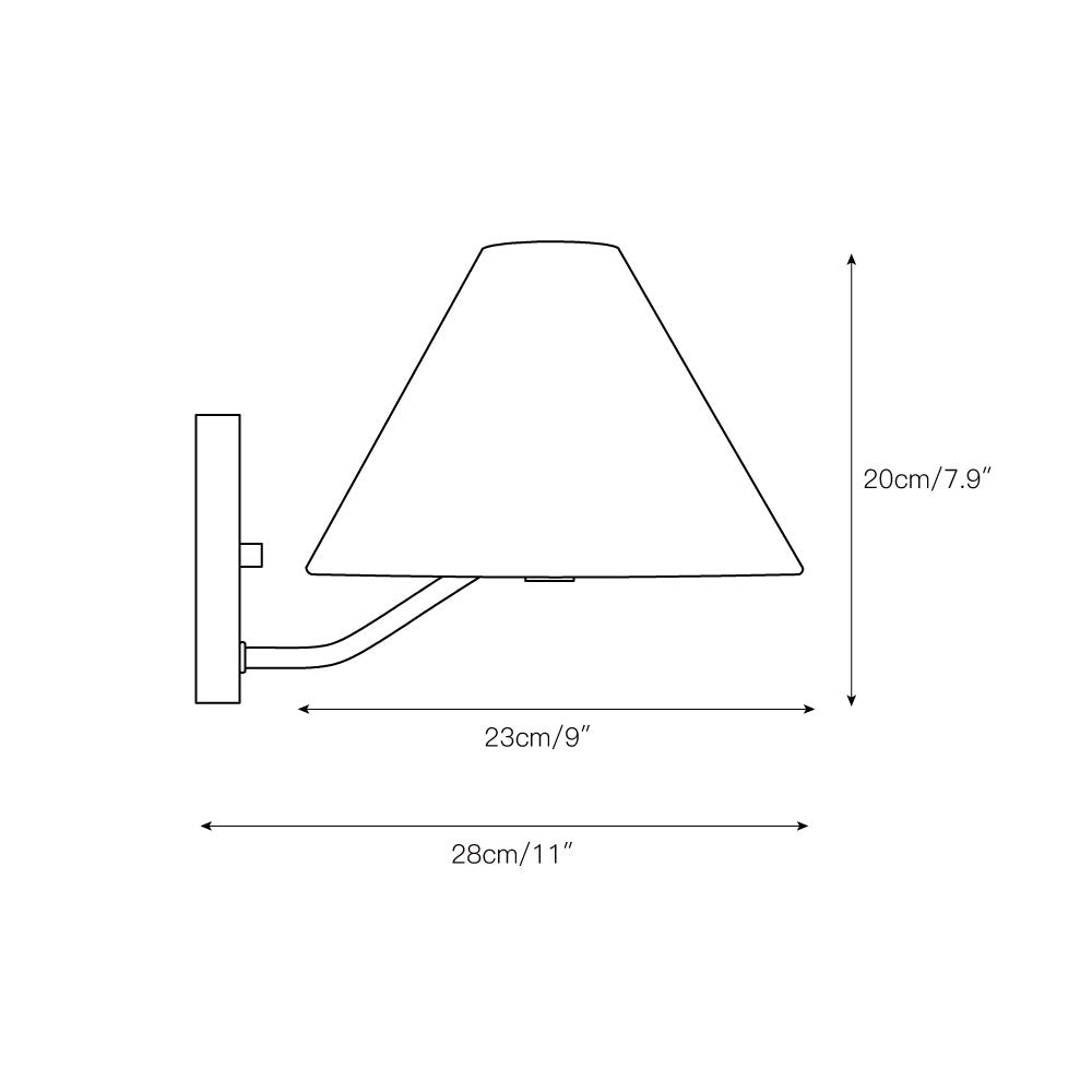 Aevum Modern Minimalist Brass Metal Sconce Wall Lamp - Letslighting