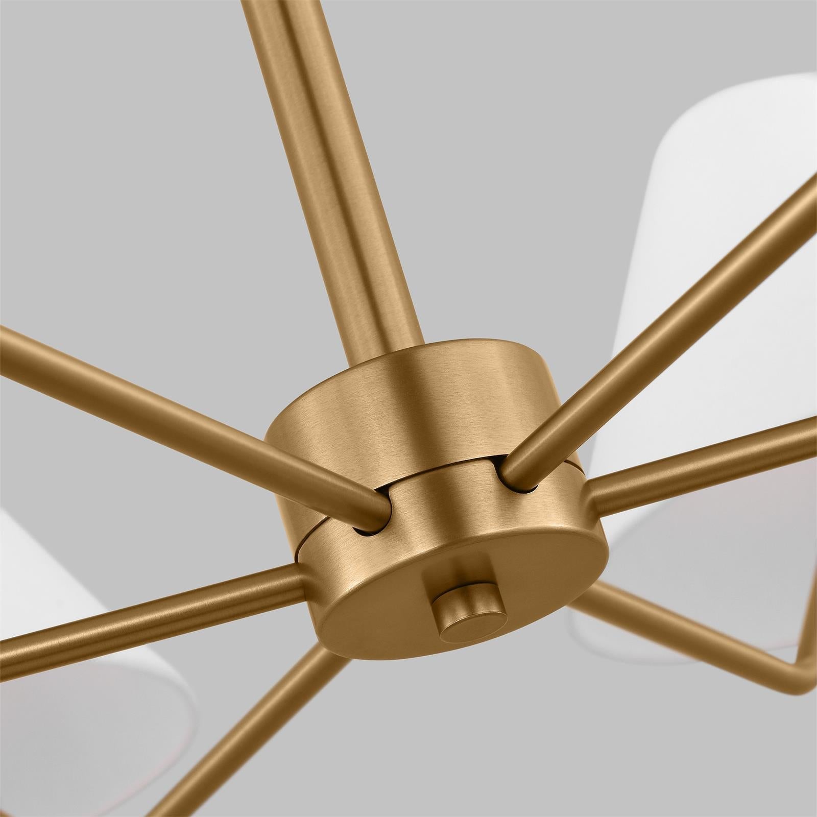 Vortex Traditional Vintage Industrial Fabric Chandelier - Letslighting