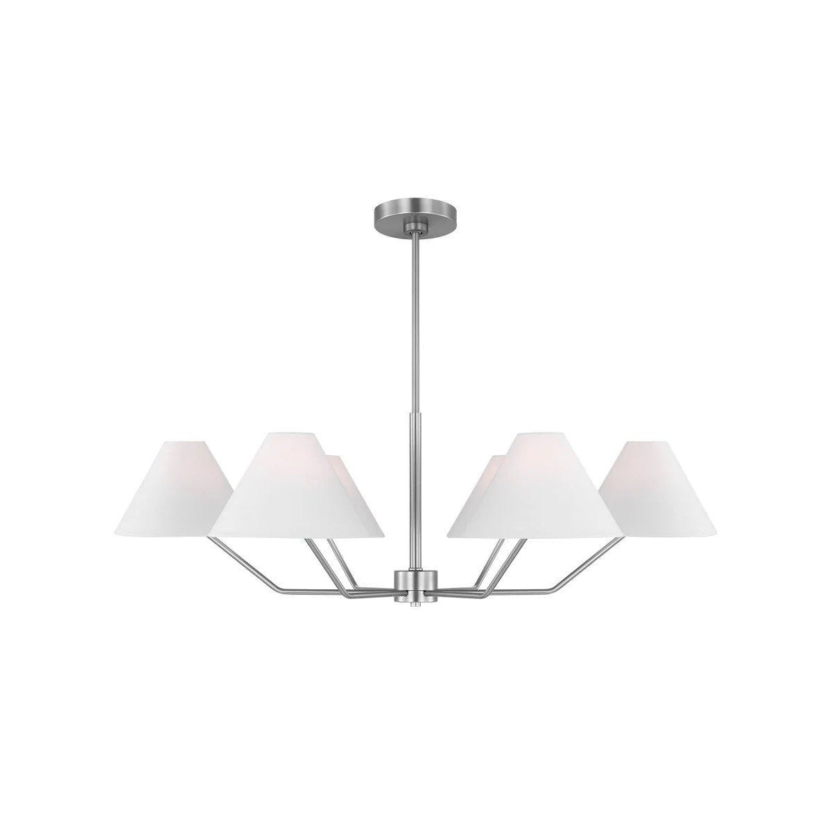 Vortex Traditional Vintage Industrial Fabric Chandelier - Letslighting