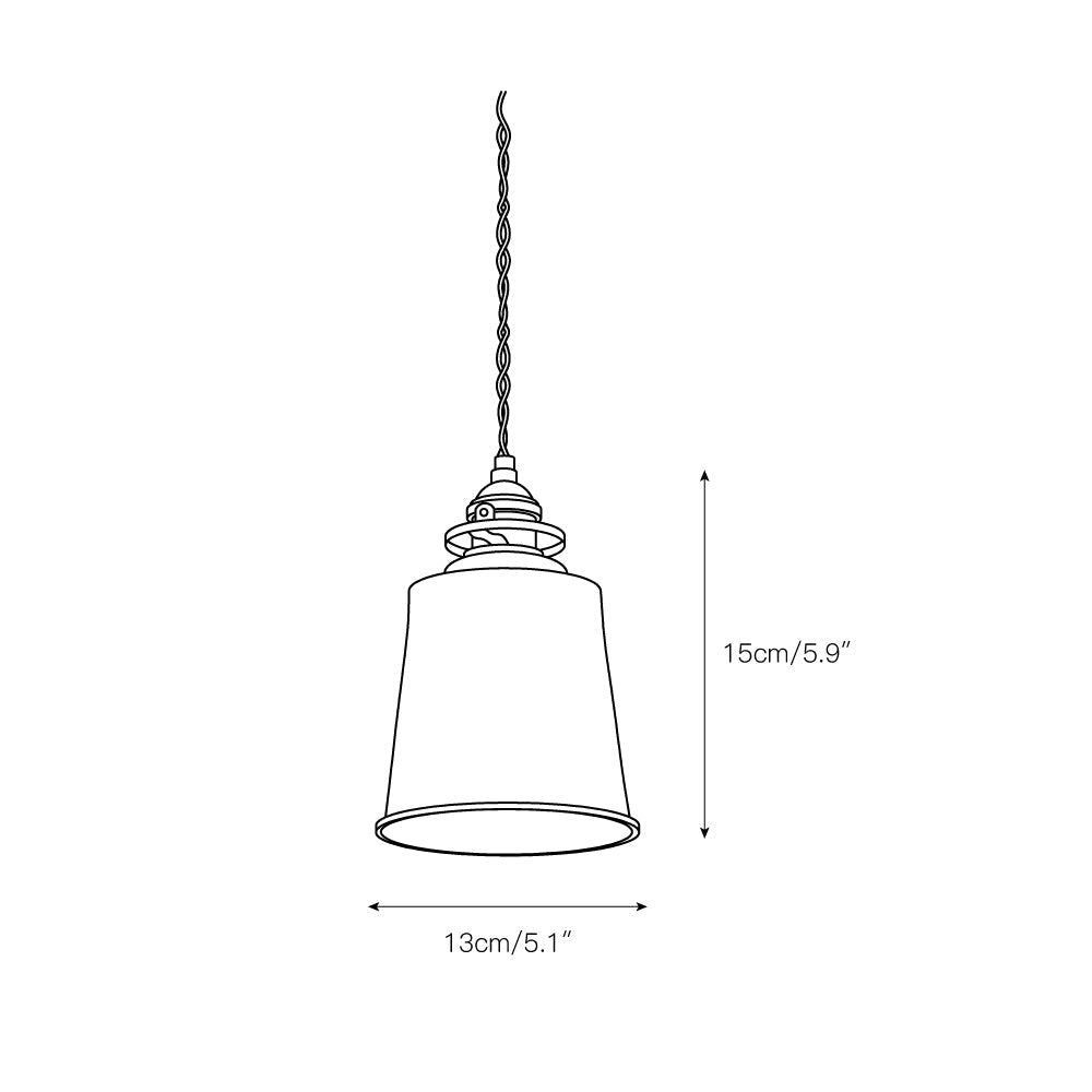 Radius Vintage Industrial Messing Pendelleuchte-Letslighting
