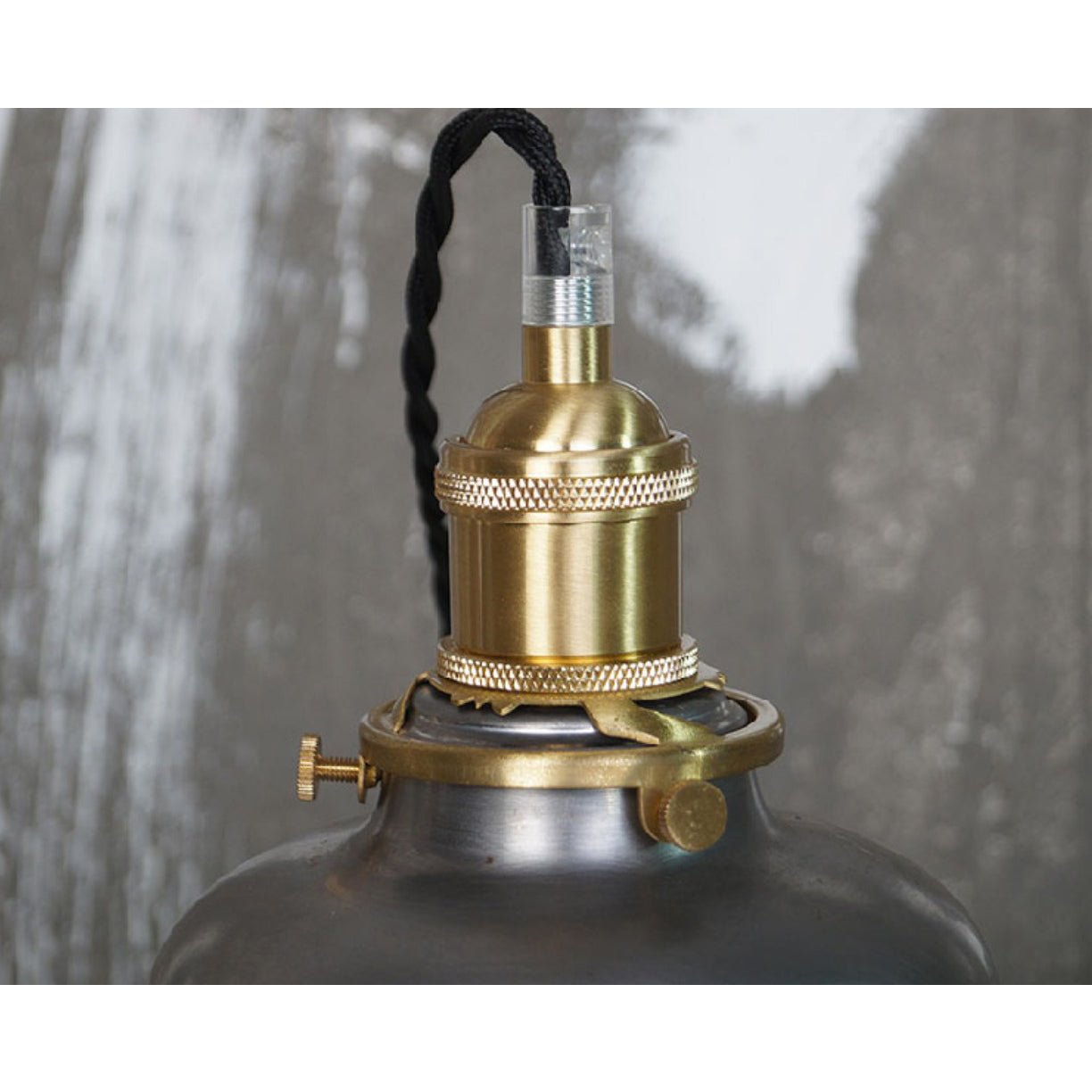 Radius Vintage Industrial Messing Pendelleuchte-Letslighting