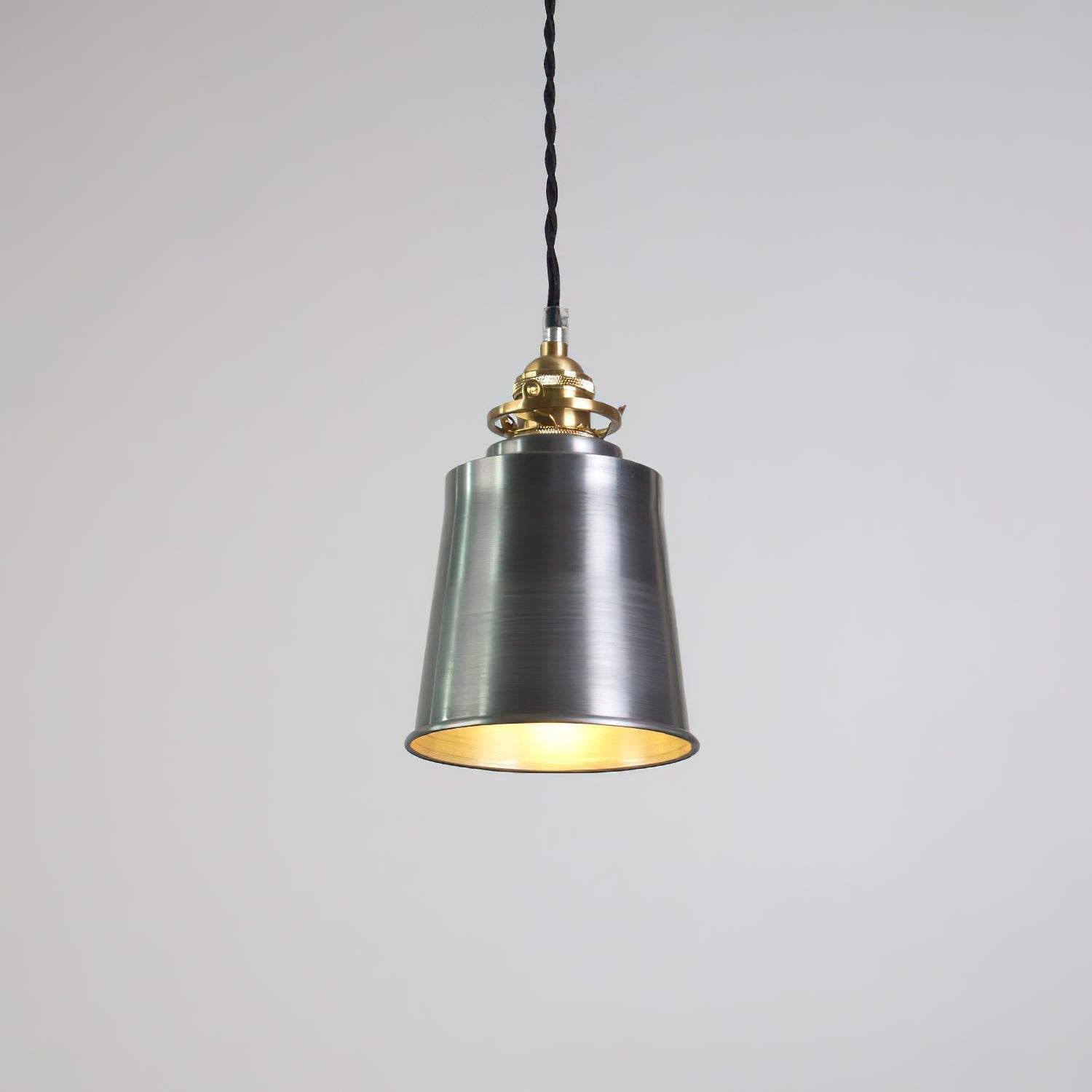 Radius Vintage Industrial Messing Pendelleuchte-Letslighting
