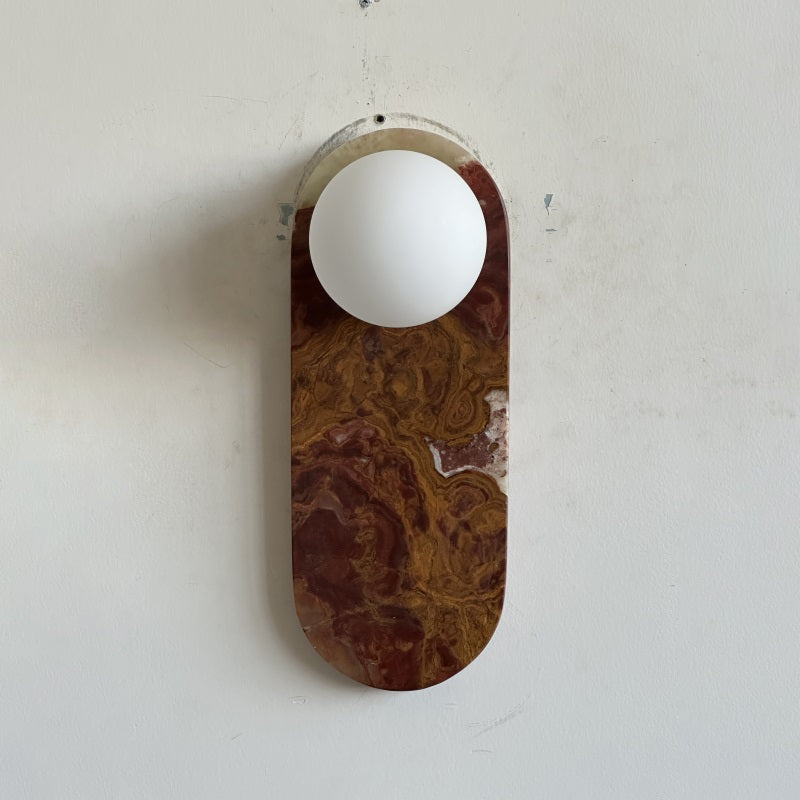 Syraeia Modern Minimalist Marble Jade Wall Lamp - Letslighting