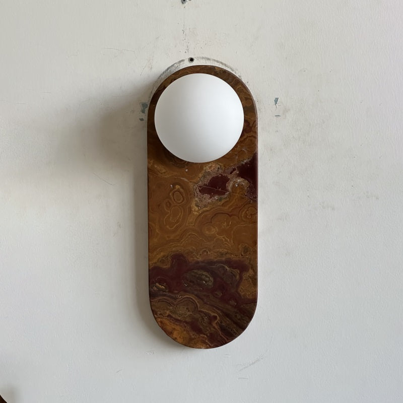 Syraeia Modern Minimalist Marble Jade Wall Lamp - Letslighting