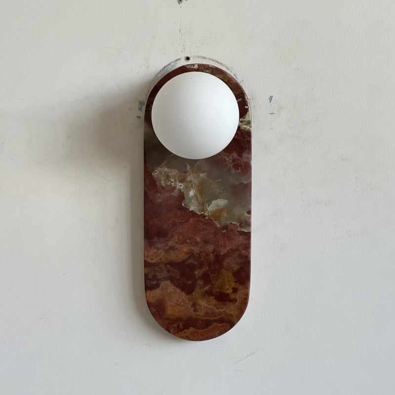 Syraeia Modern Minimalist Marble Jade Wall Lamp - Letslighting