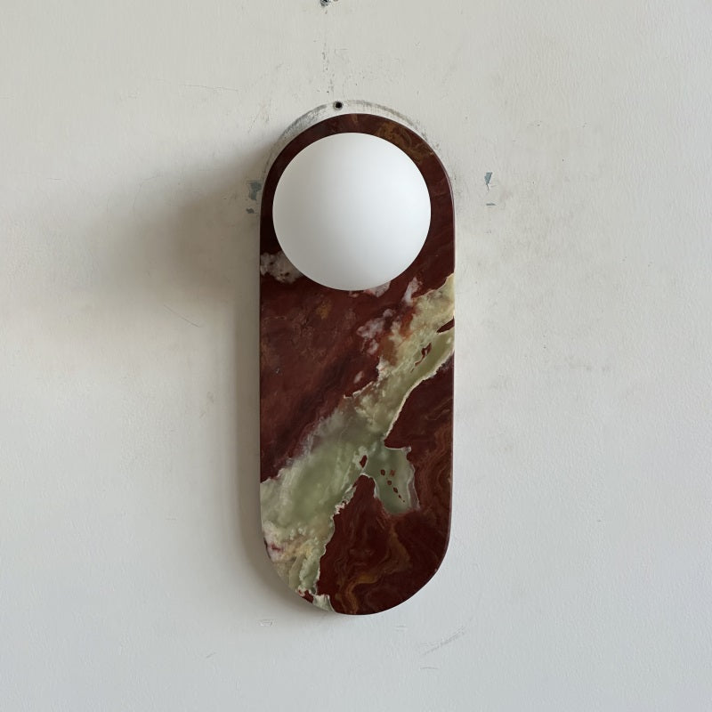 Syraeia Modern Minimalist Marble Jade Wall Lamp - Letslighting