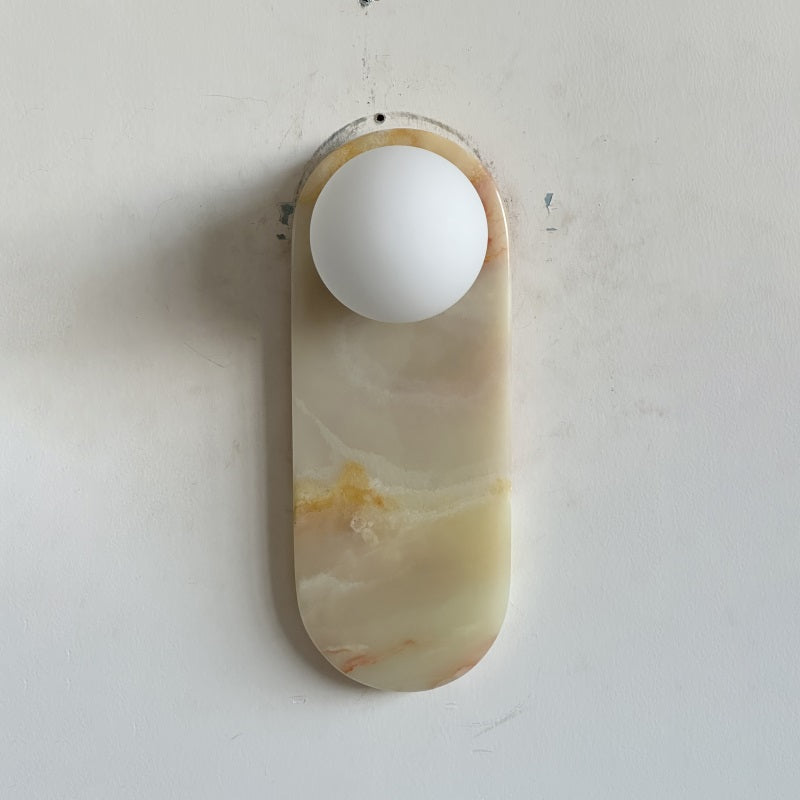 Syraeia Modern Minimalist Marble Jade Wall Lamp - Letslighting