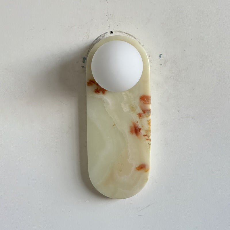 Syraeia Modern Minimalist Marble Jade Wall Lamp - Letslighting