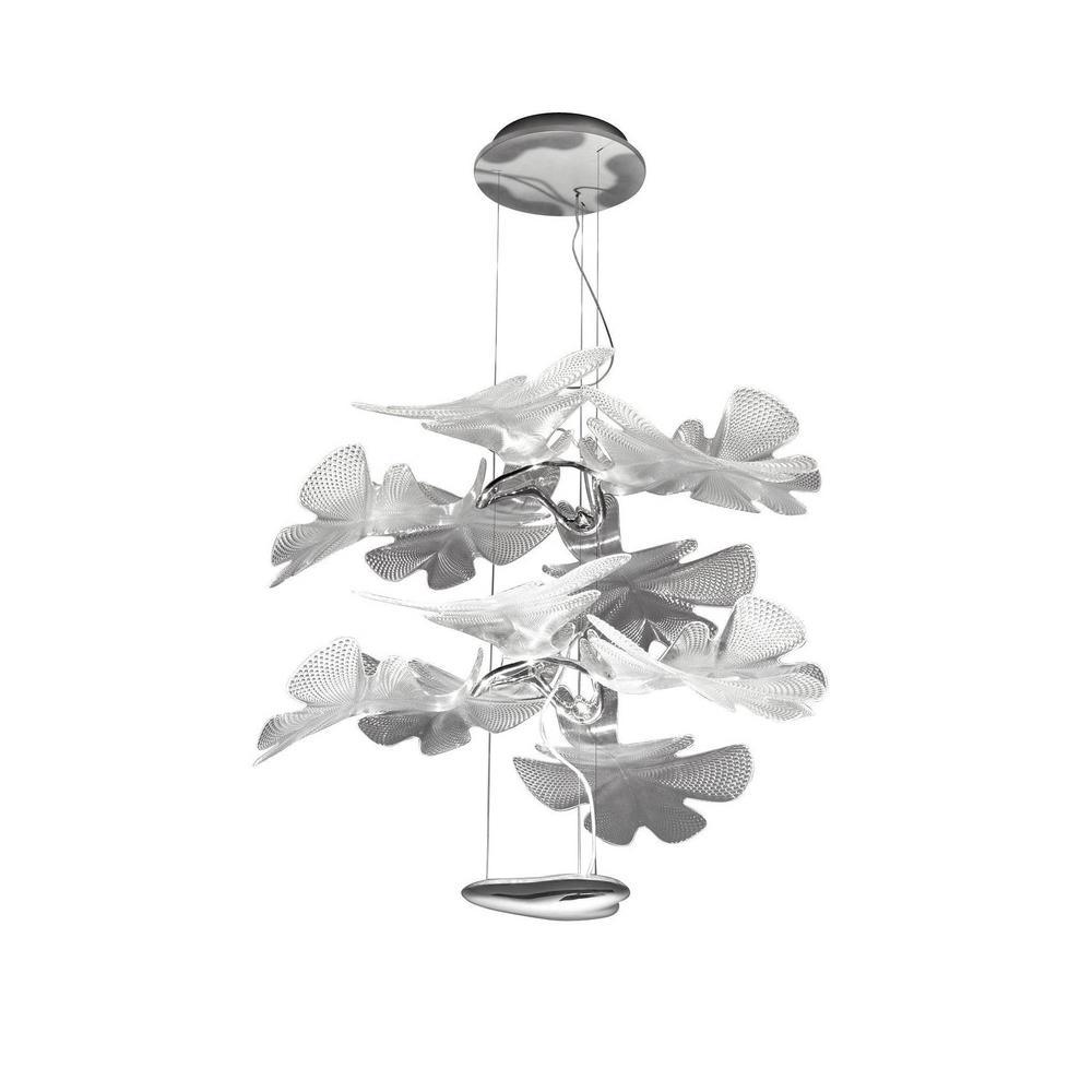 Solara Klarer Blatt-Deckenleuchter (Schwebeversion)-Letslighting