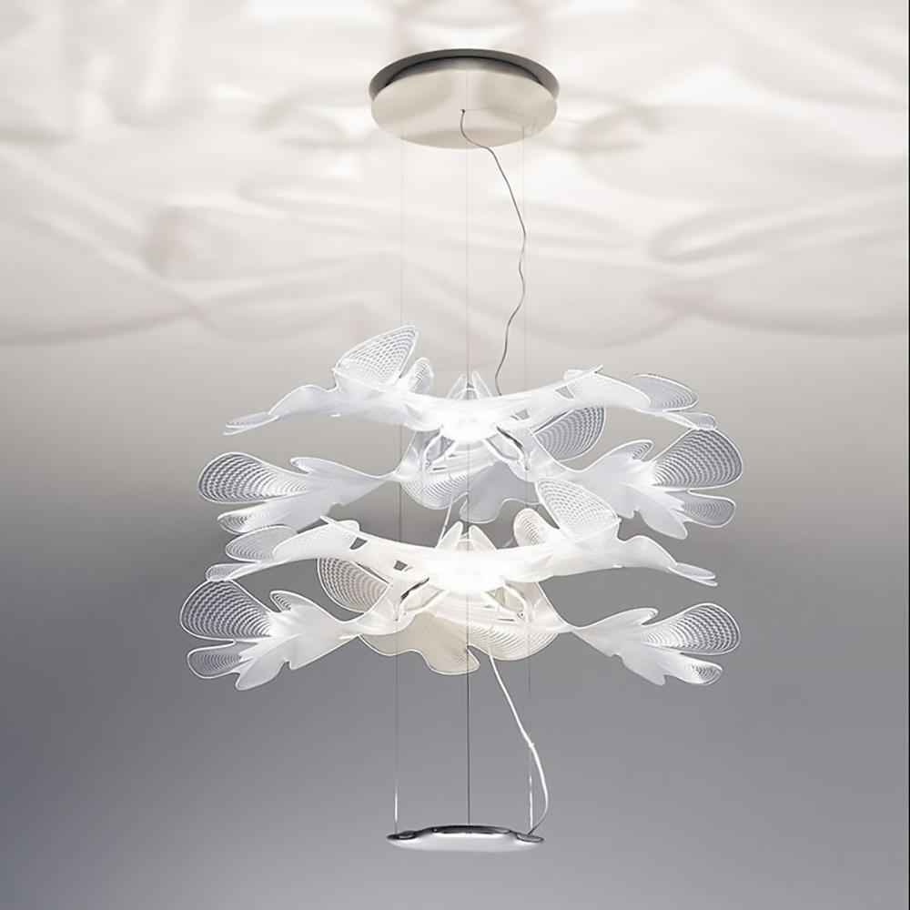 Solara Klarer Blatt-Deckenleuchter (Schwebeversion)-Letslighting