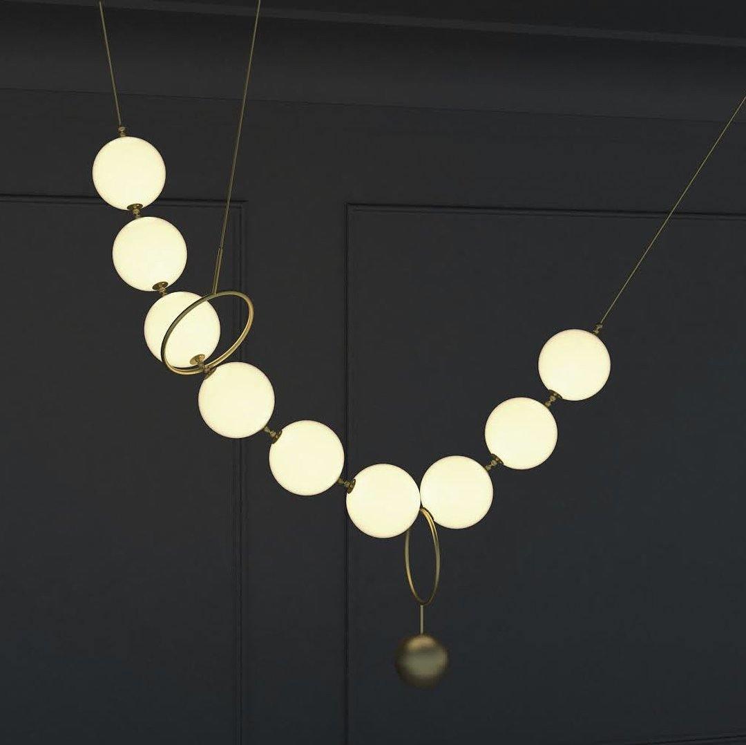 Necklace LED Pendant Lamp - Blowlighting