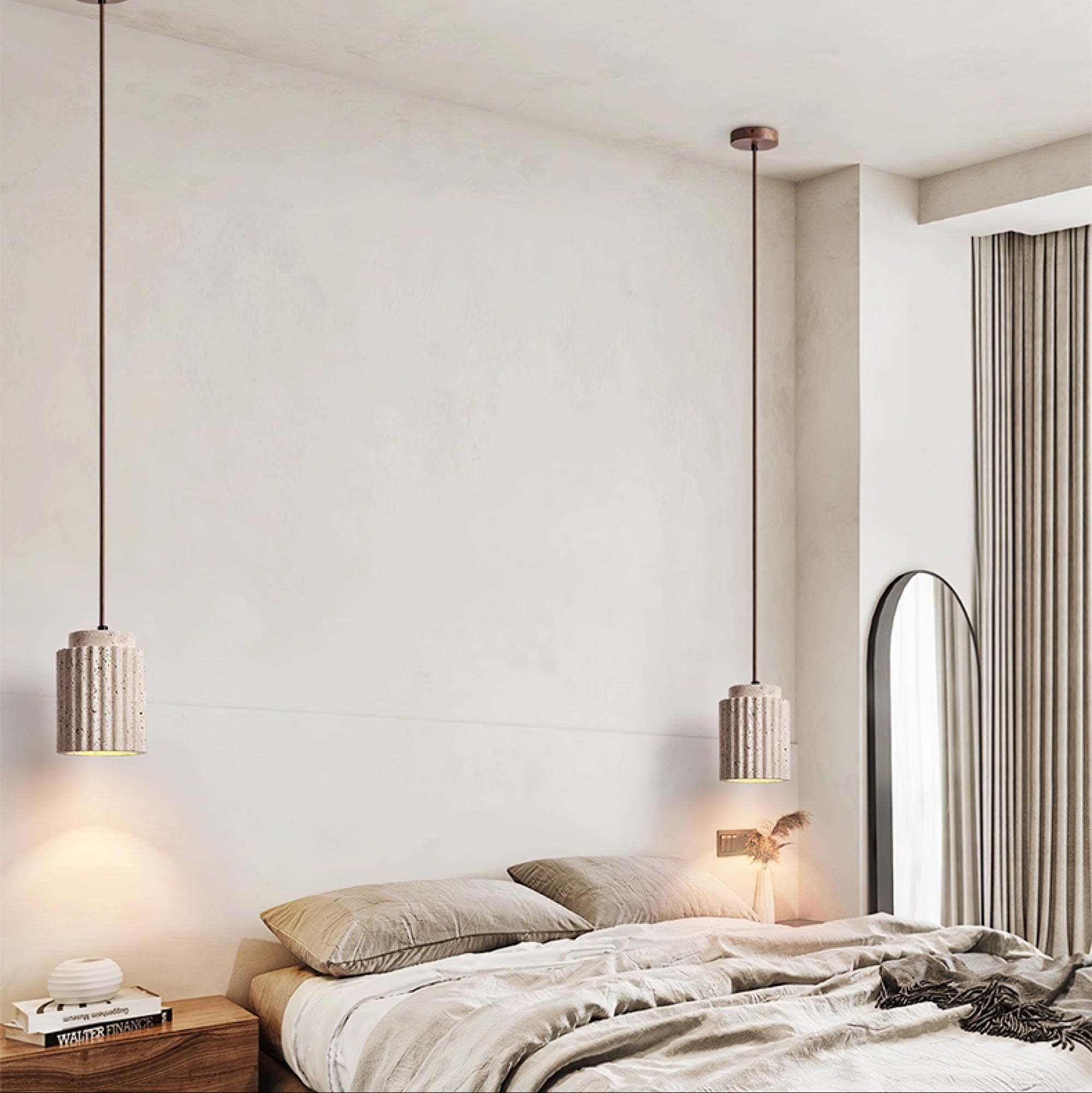 Mysolel Travertine Pendant Light - Neutralighting