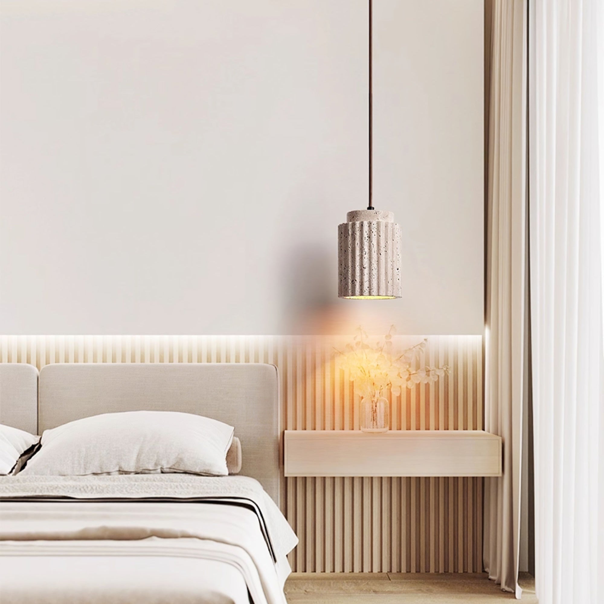 Mysolel Travertine Pendant Light - Neutralighting