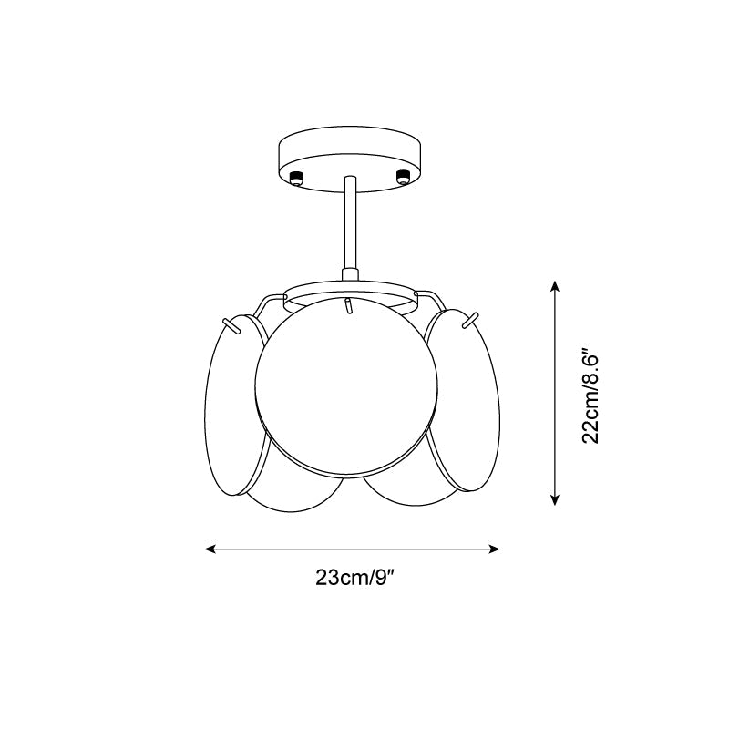 Feyon Glass Ceiling Lamp - Letslighting