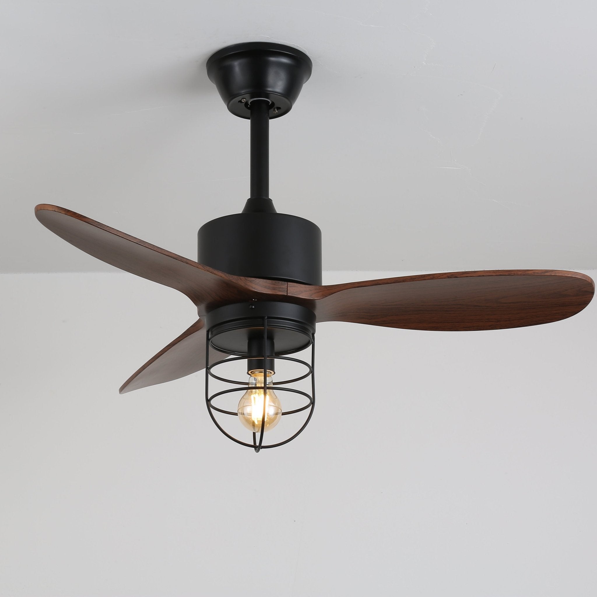 Brisora Industrie-Deckenventilatorleuchte aus Holz, Funktionen der Fernbedienung