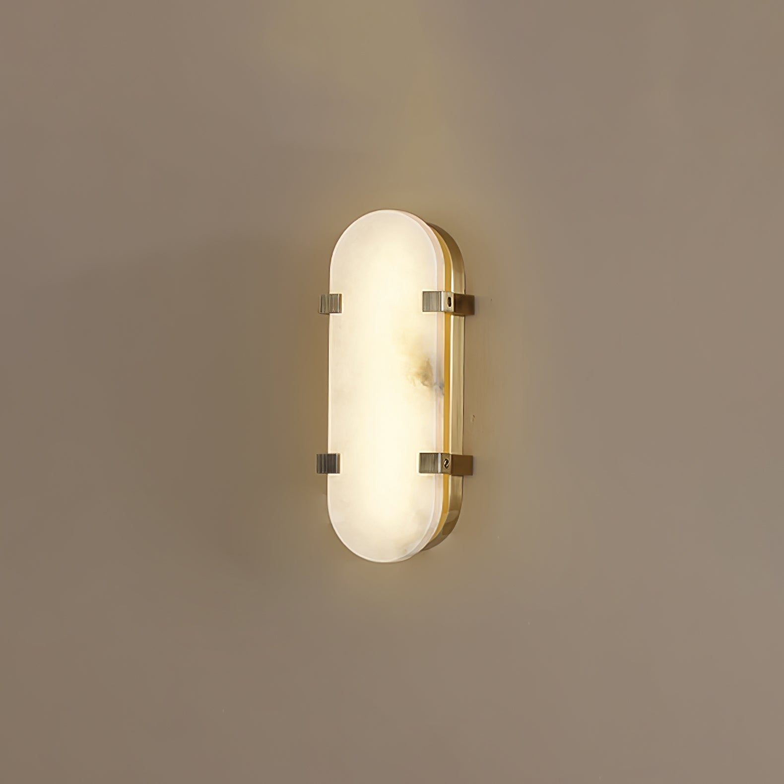Lunaris Oval Alabaster Wall Light - Neutralighting