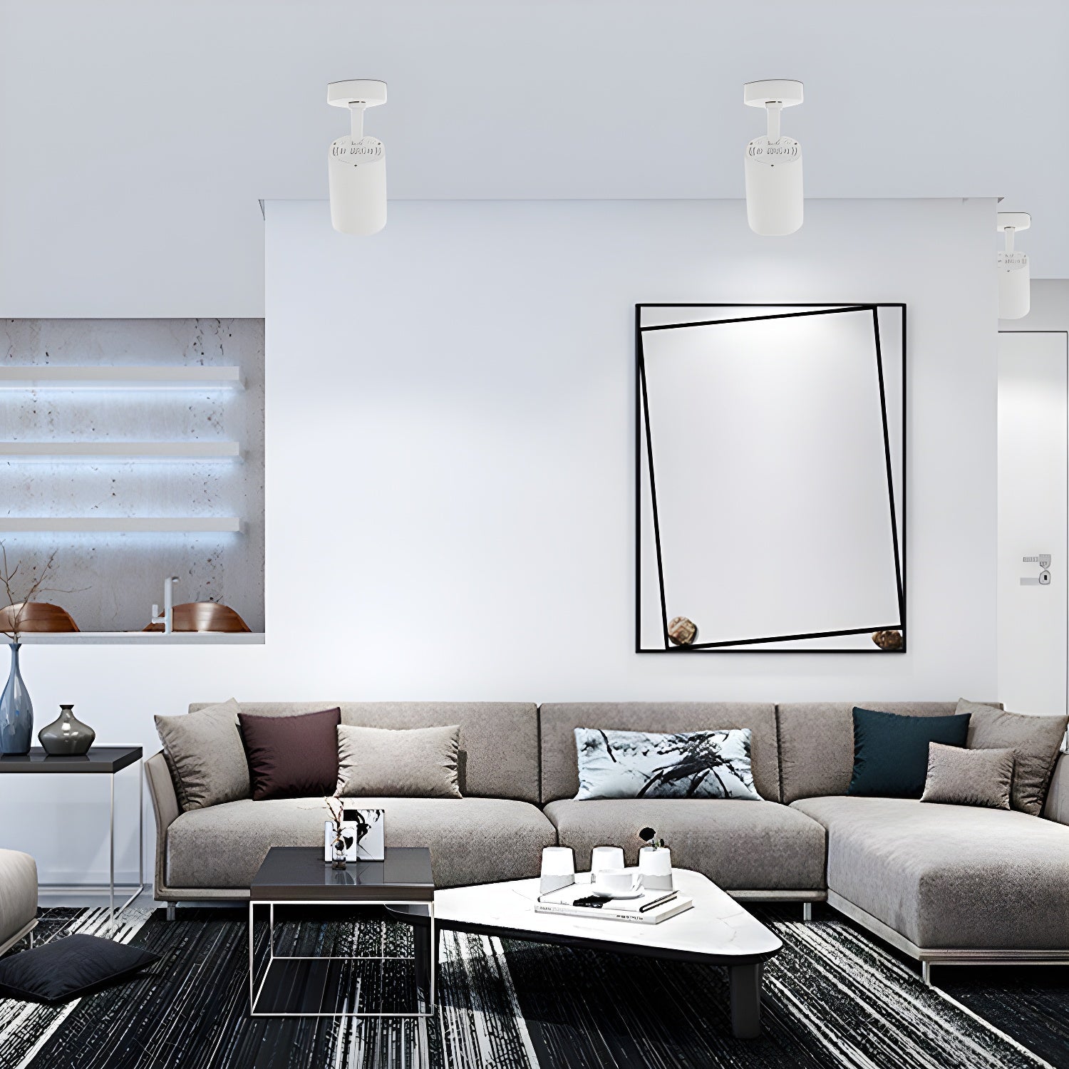 Sysorila Modern Minimalistisch Strahl Scheinwerfer Deckenleuchte-Letslighting