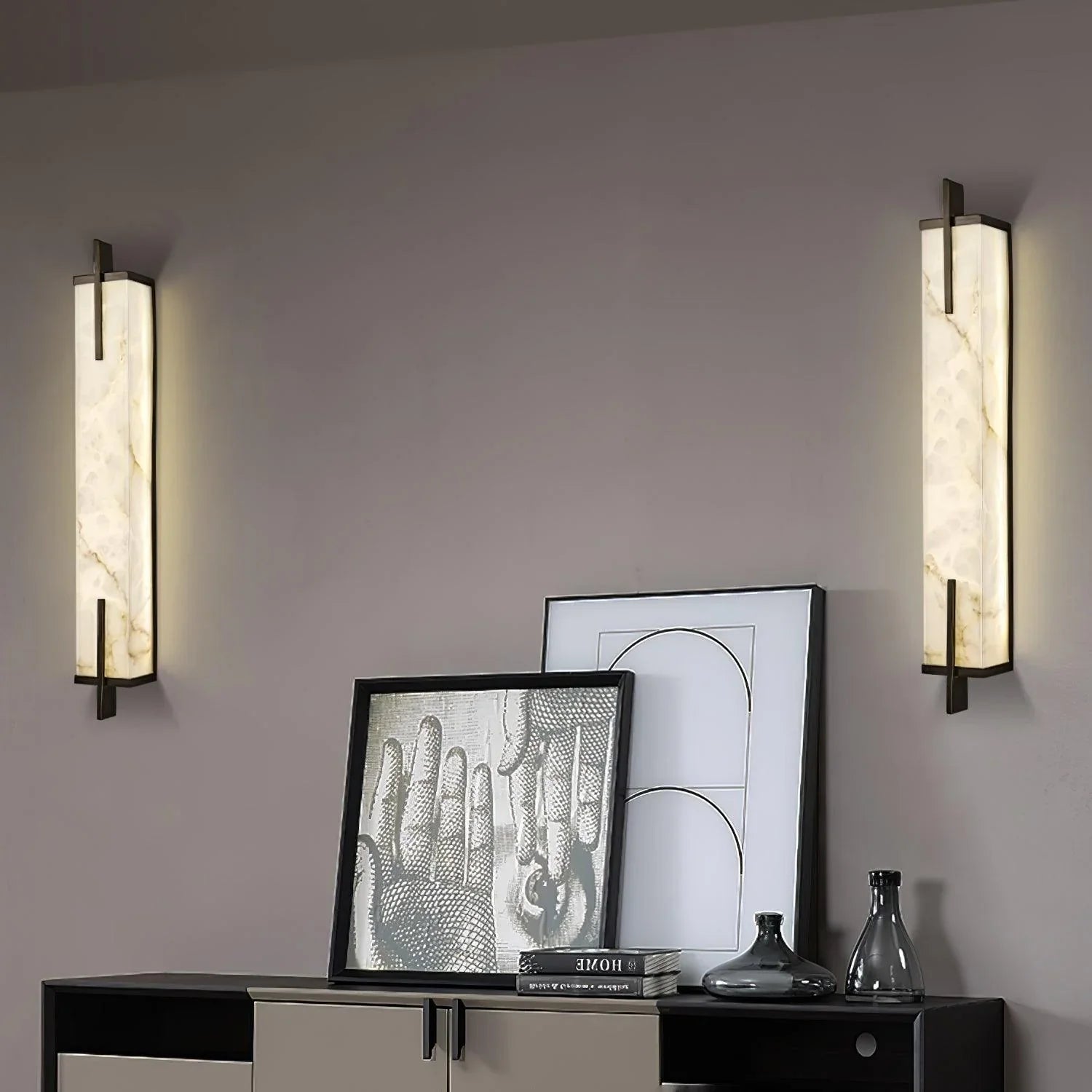 Zenith Alabaster-Wandleuchte