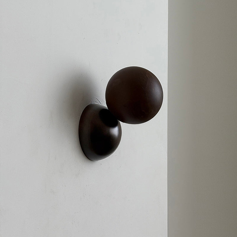 Arca Modern Minimalist Eclipse Mrable Metal Wall Lamp - Letslighting