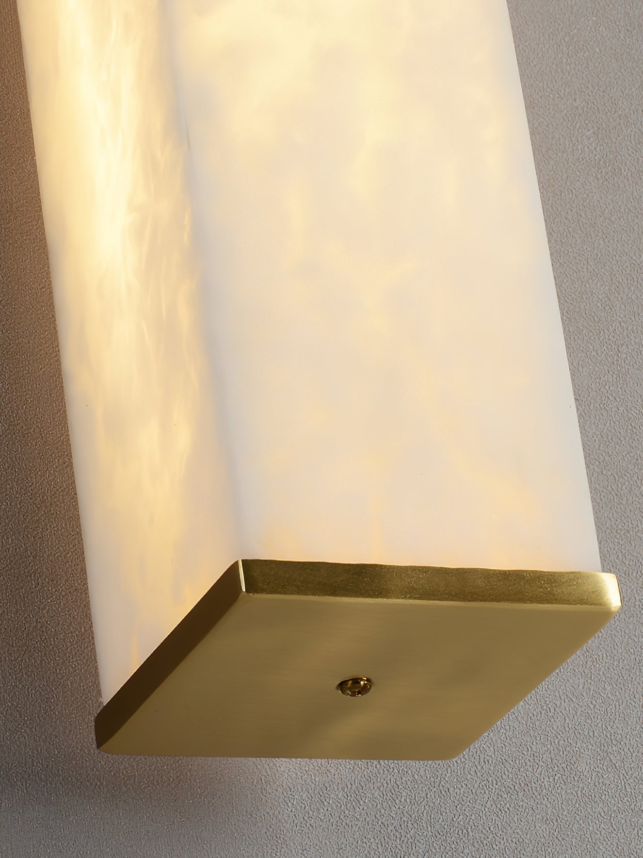 Arcus Modern Minimalist Elegance Brass Alabaster Sconce Wall Lamp - Letslighting