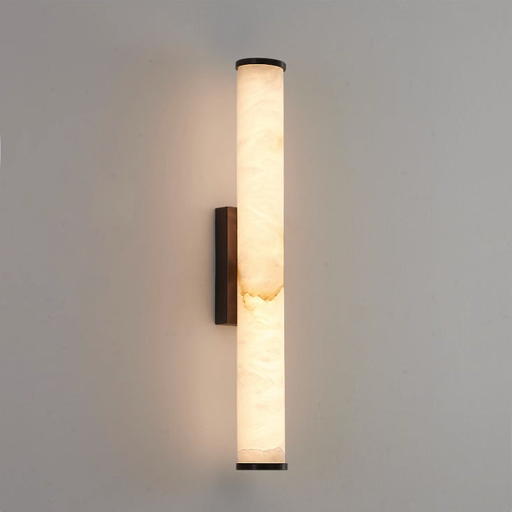 Arcus Modern Minimalist Elegance Brass Alabaster Sconce Wall Lamp - Letslighting