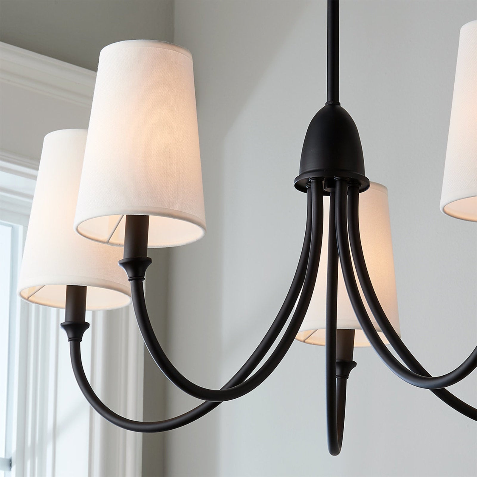Lumin Vintage Industrieller Stoff-Kronleuchter-Letslighting