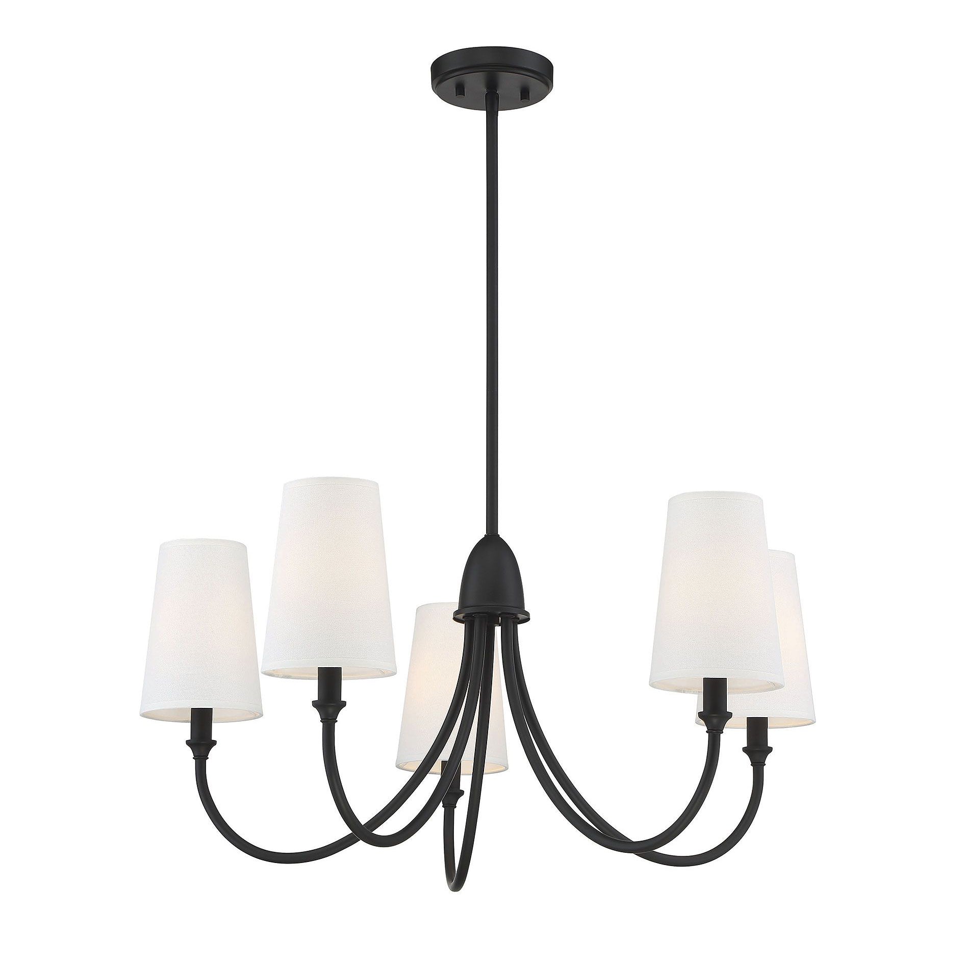 Lumin Vintage Industrieller Stoff-Kronleuchter-Letslighting