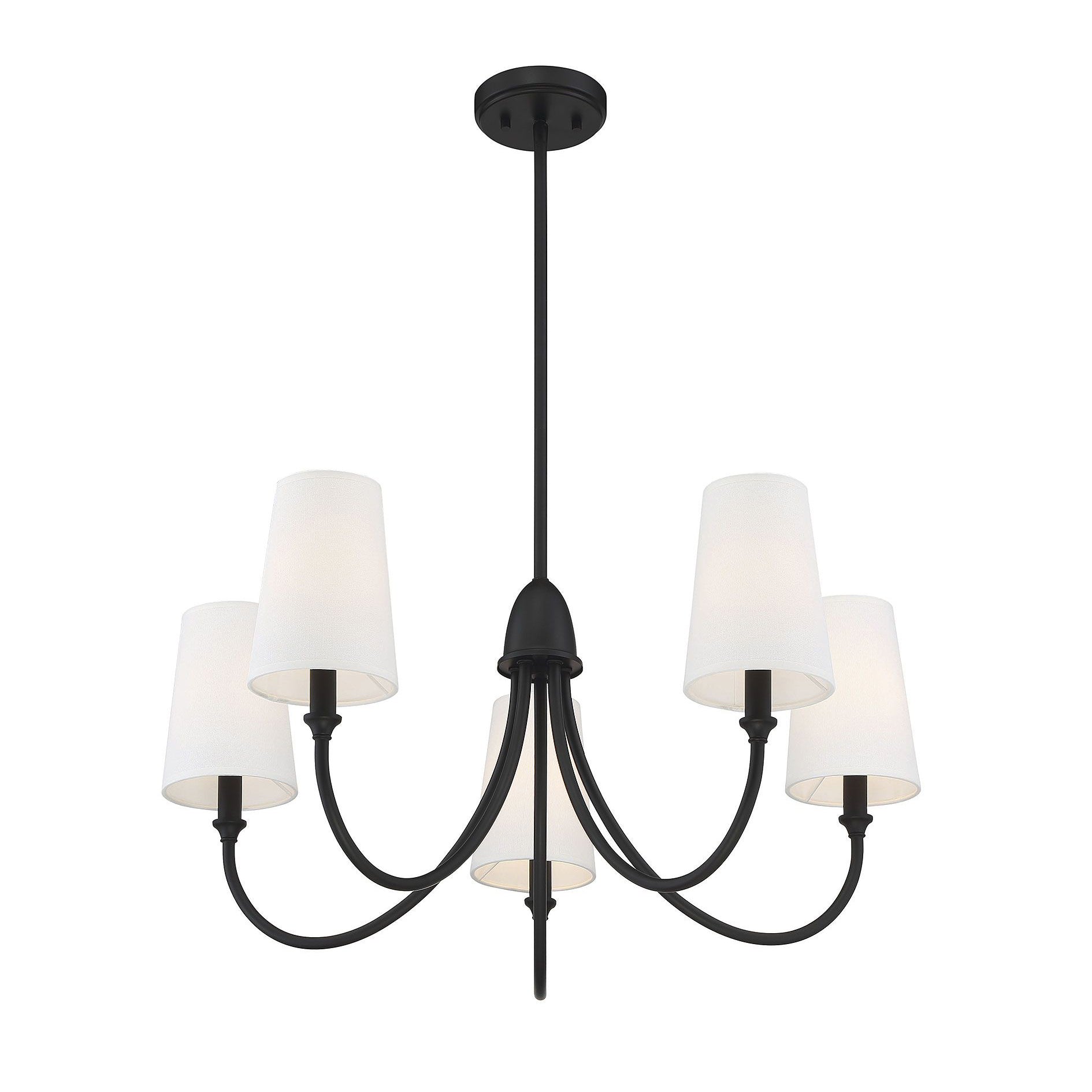 Lumin Vintage Industrieller Stoff-Kronleuchter-Letslighting