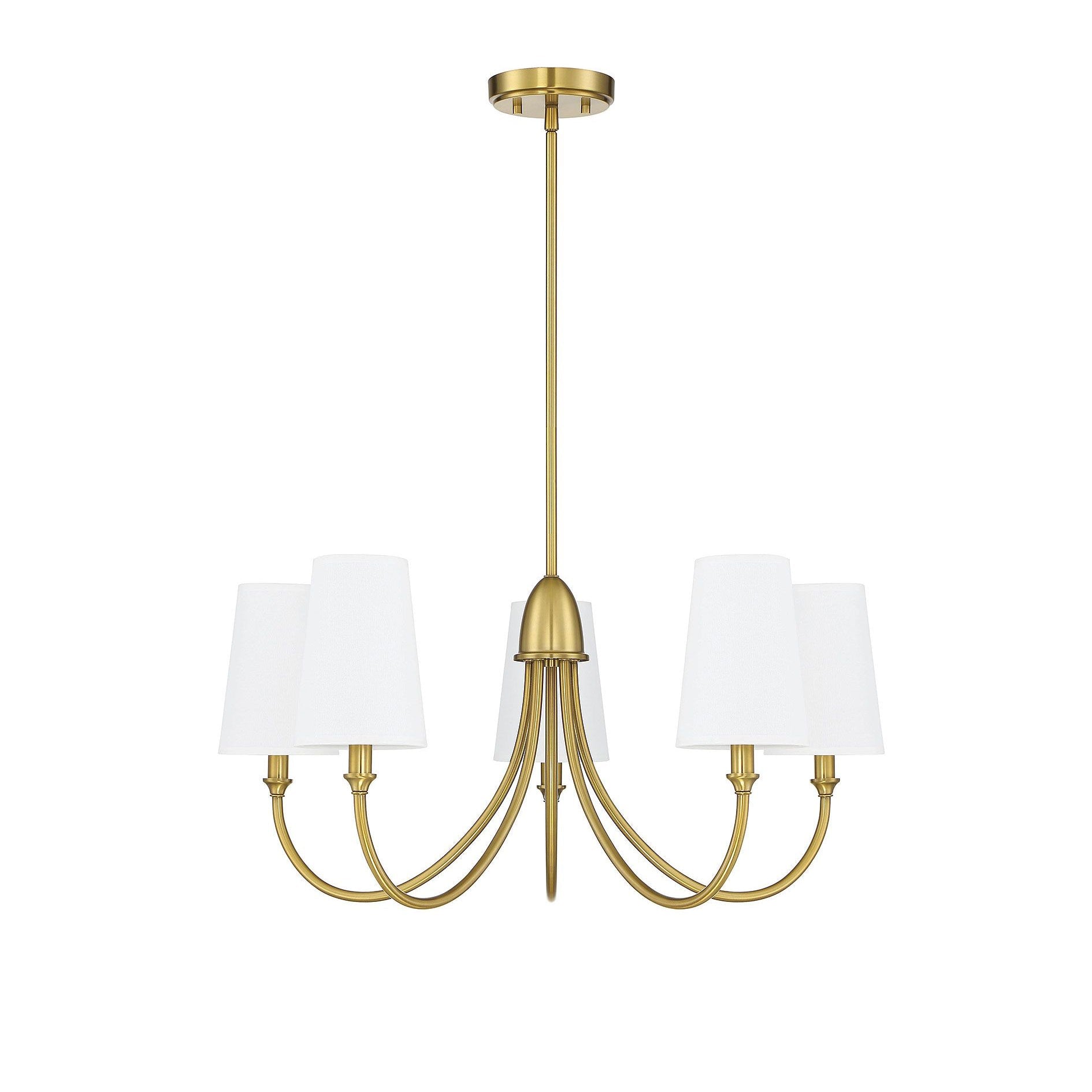 Lumin Vintage Industrieller Stoff-Kronleuchter-Letslighting