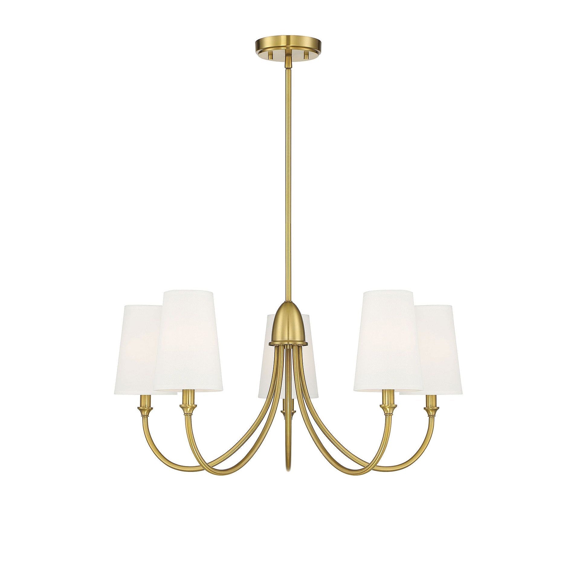 Lumin Vintage Industrieller Stoff-Kronleuchter-Letslighting
