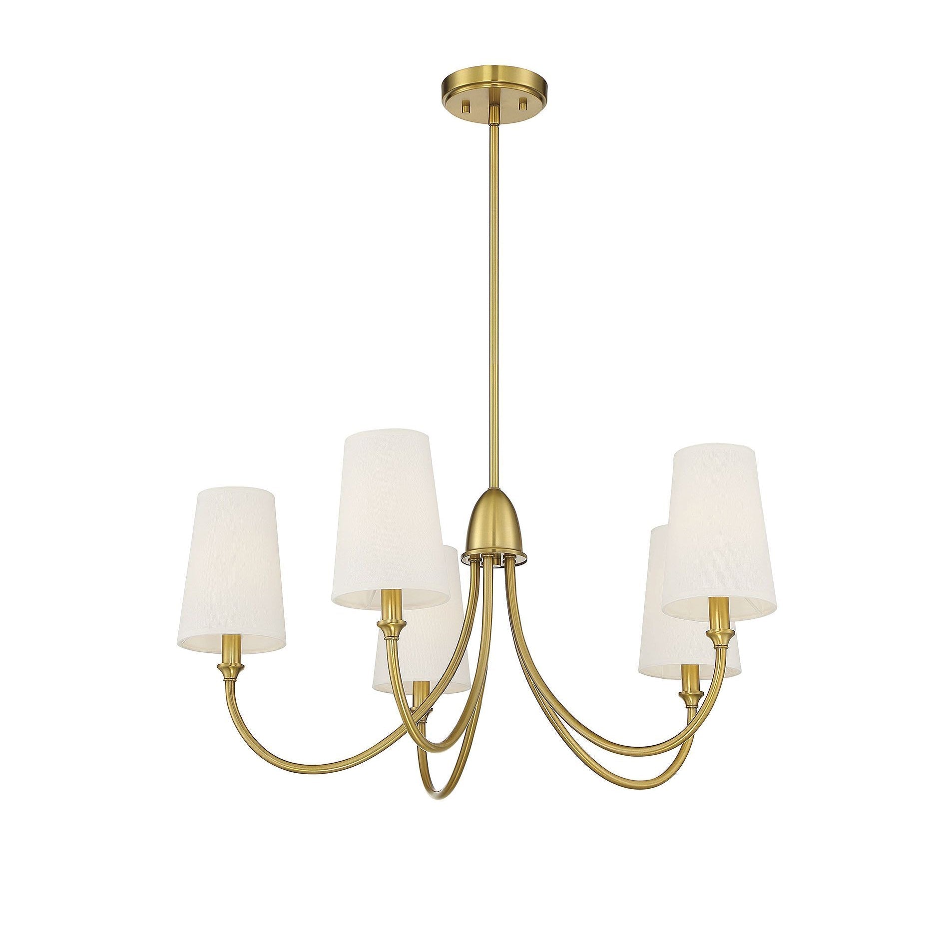 Lumin Vintage Industrieller Stoff-Kronleuchter-Letslighting