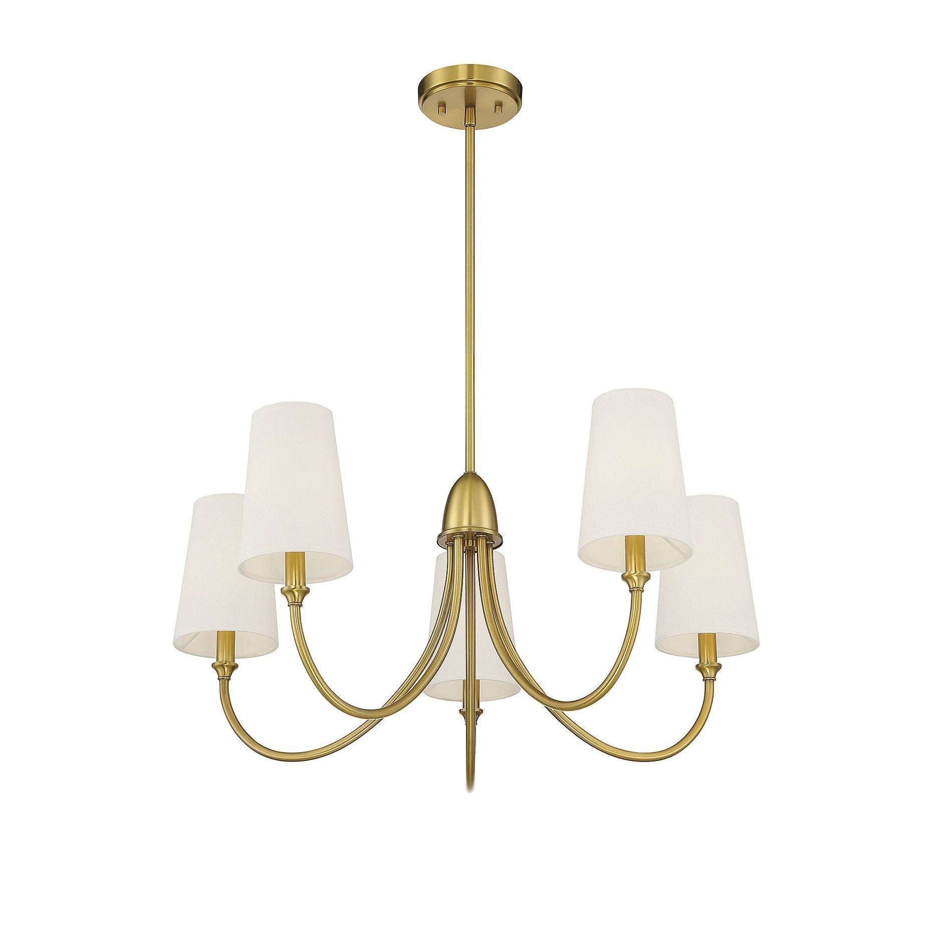 Lumin Vintage Industrieller Stoff-Kronleuchter-Letslighting