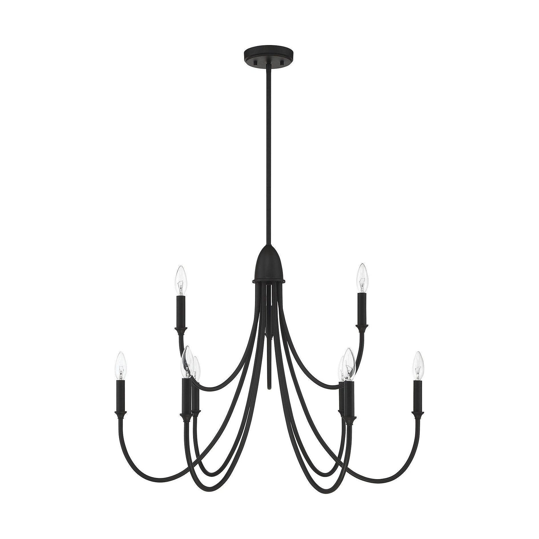 Lumin Vintage Industrieller Stoff-Kronleuchter-Letslighting