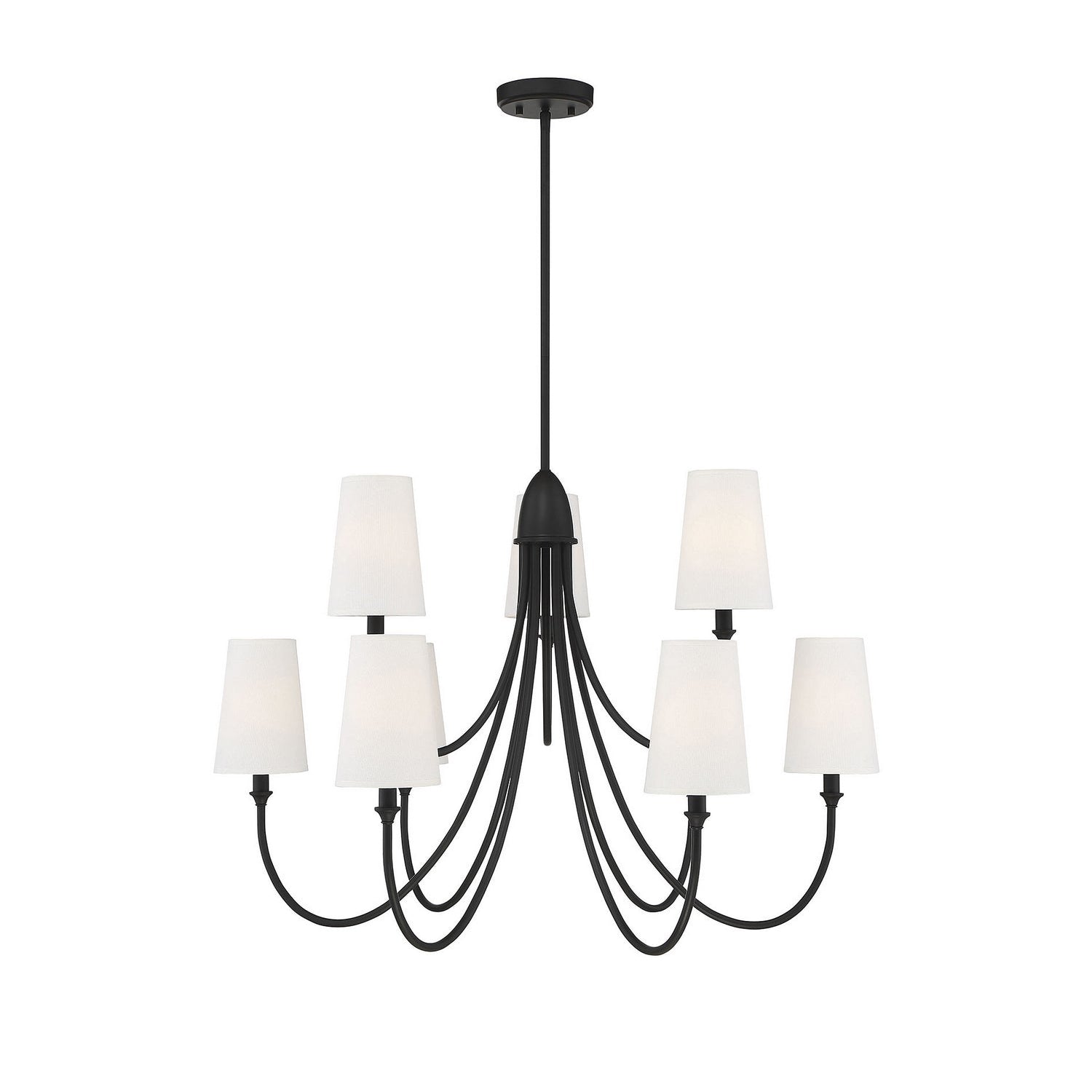 Lumin Vintage Industrieller Stoff-Kronleuchter-Letslighting