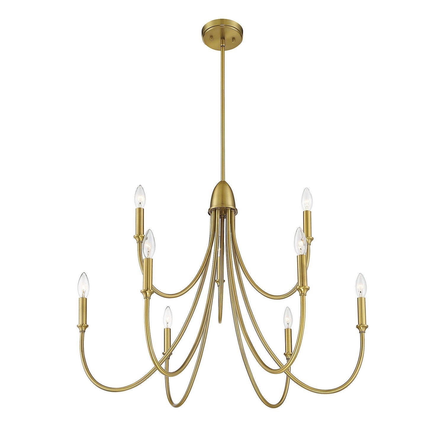 Lumin Vintage Industrieller Stoff-Kronleuchter-Letslighting