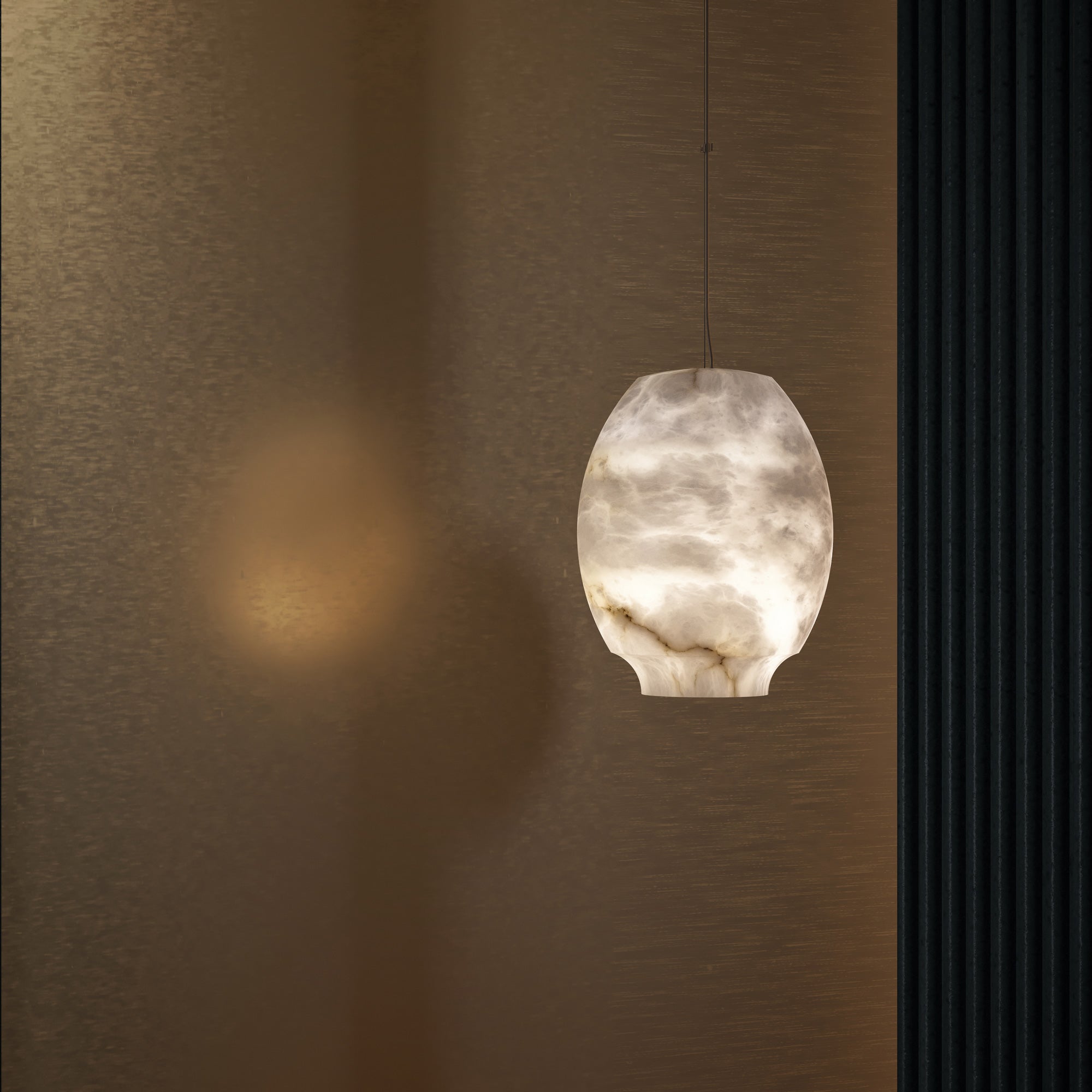 Thalia Minimalist Alabaster Pendant Light - Neutralighting