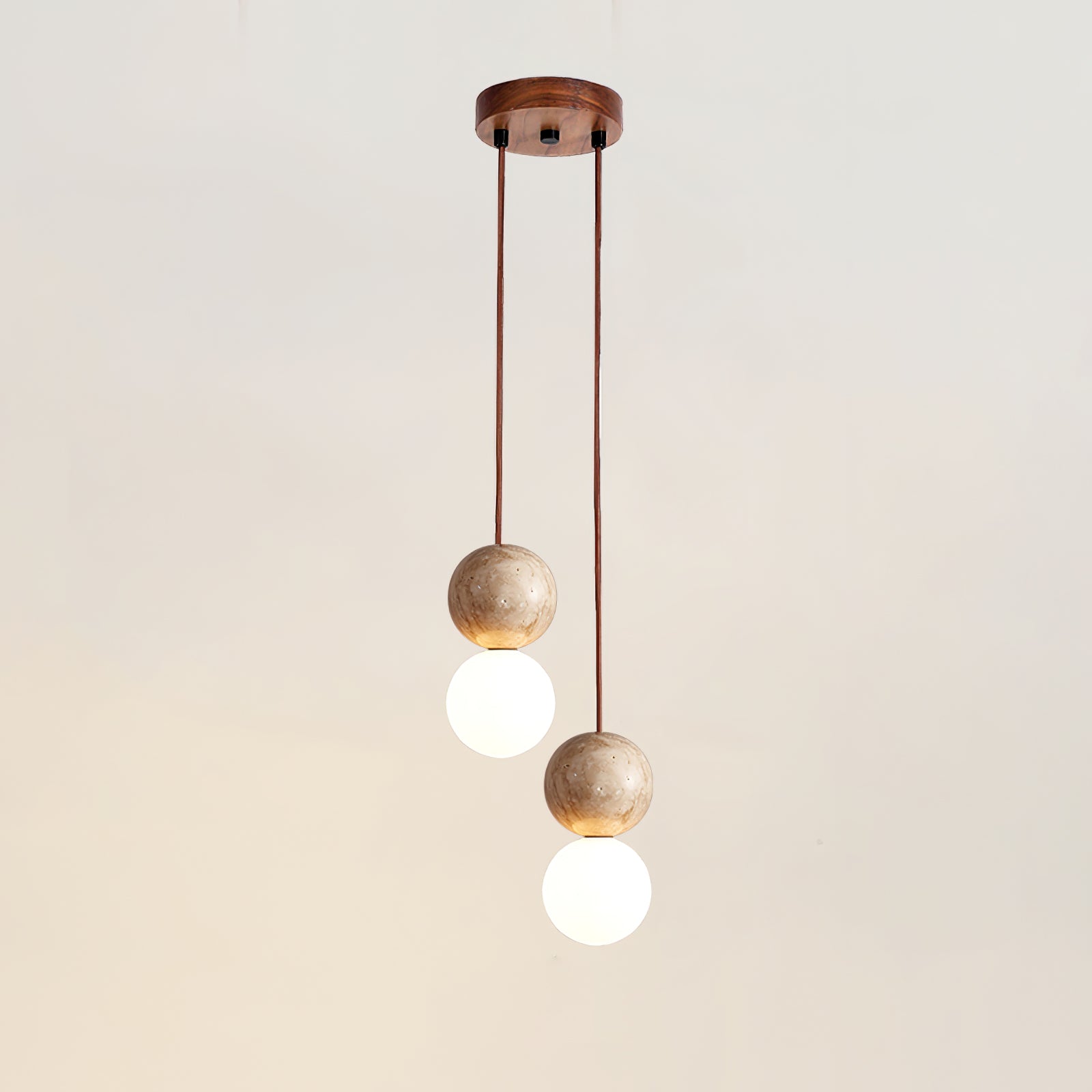 Luna Travertine Pendant Light - Neutralighting
