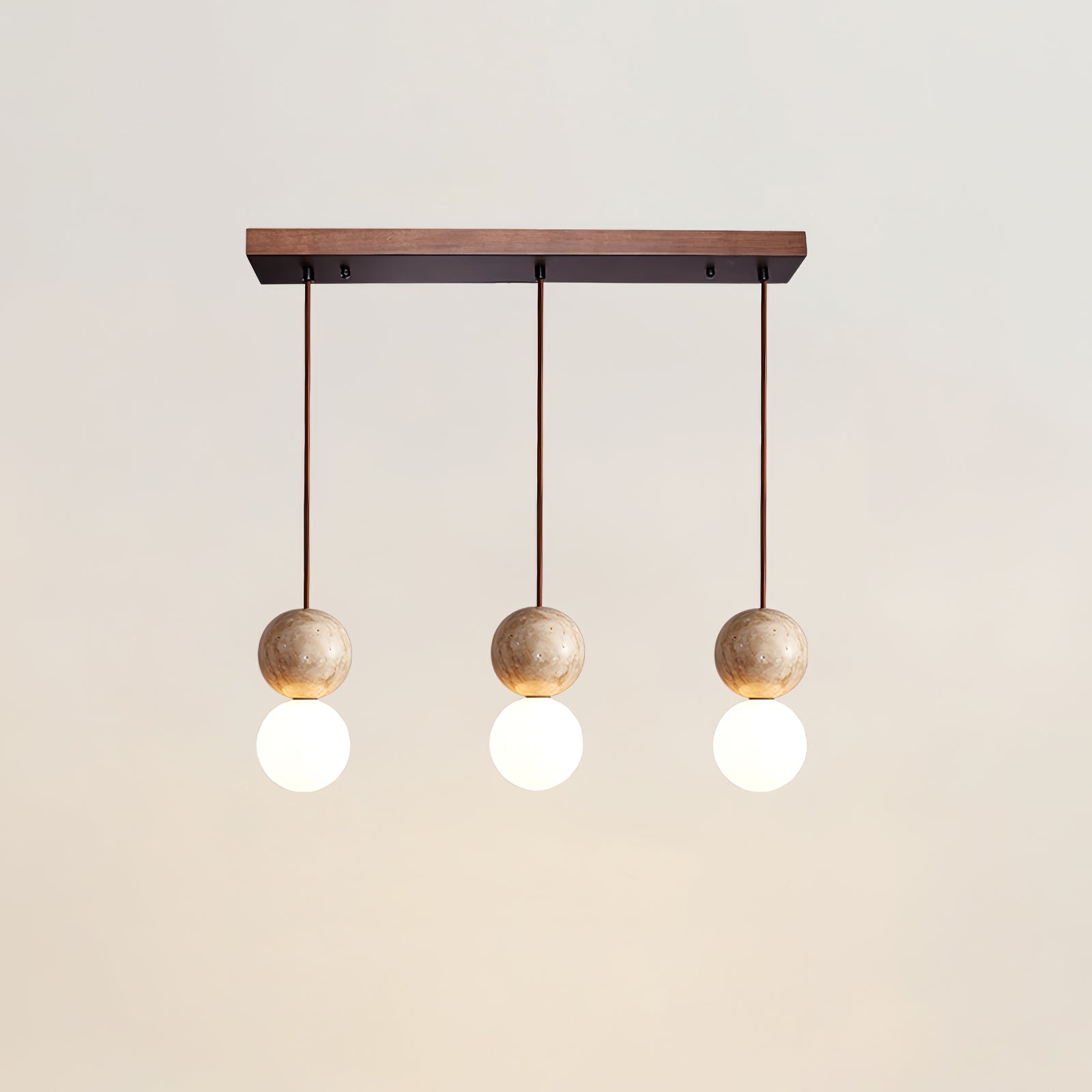 Luna Travertine Pendant Light - Neutralighting