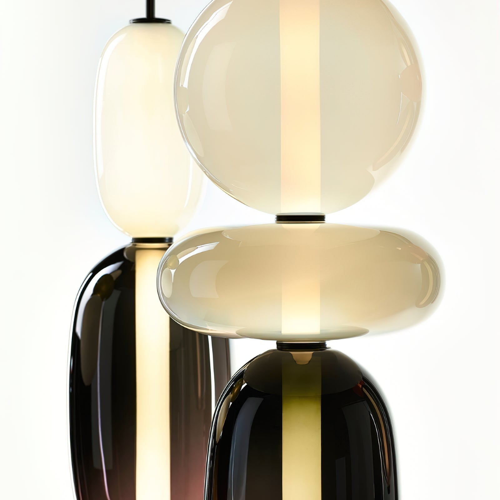 Cunorara Kunst Buntglas Kronleuchter-Letslighting