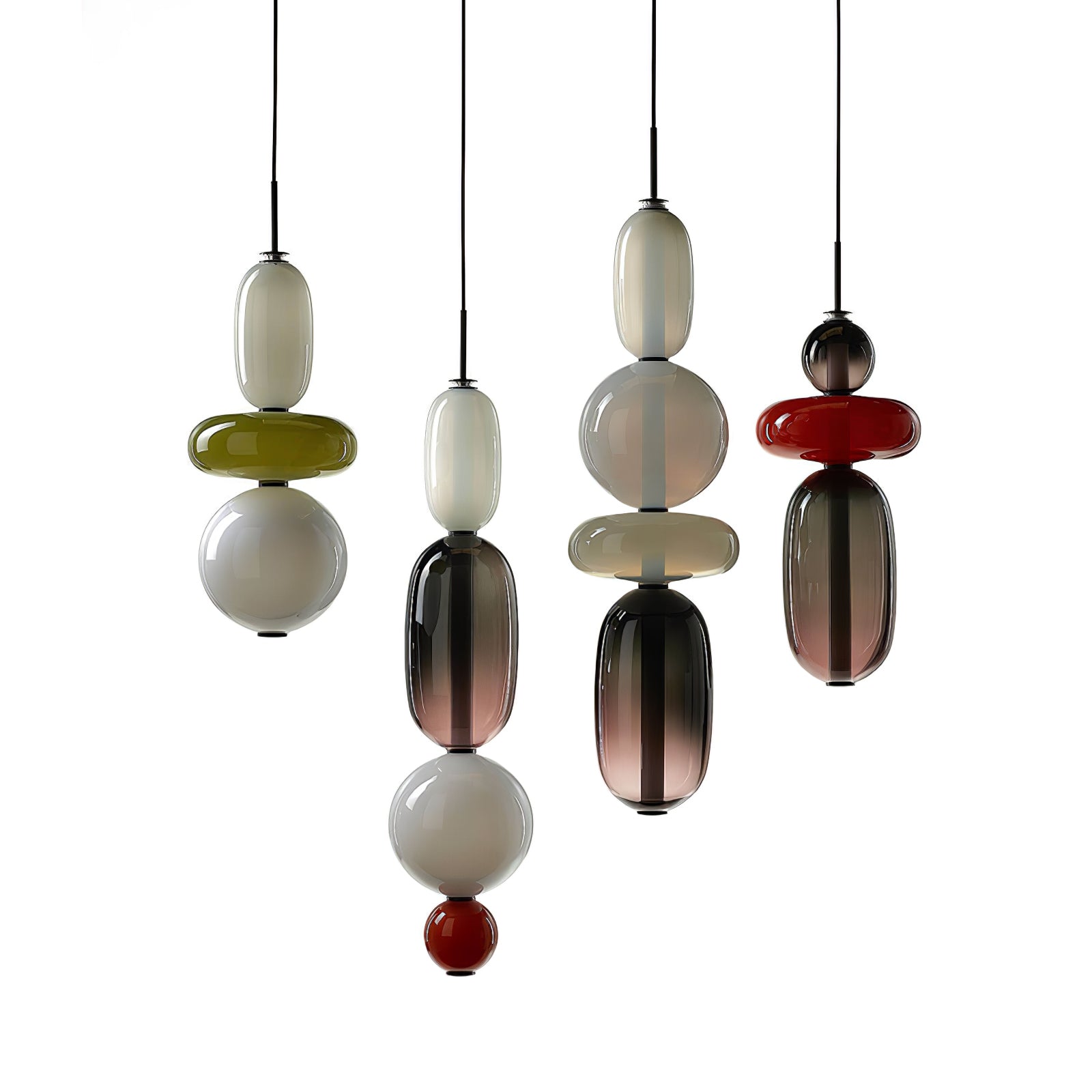 Candied Glass Combo Pendant Light - Blowlighting