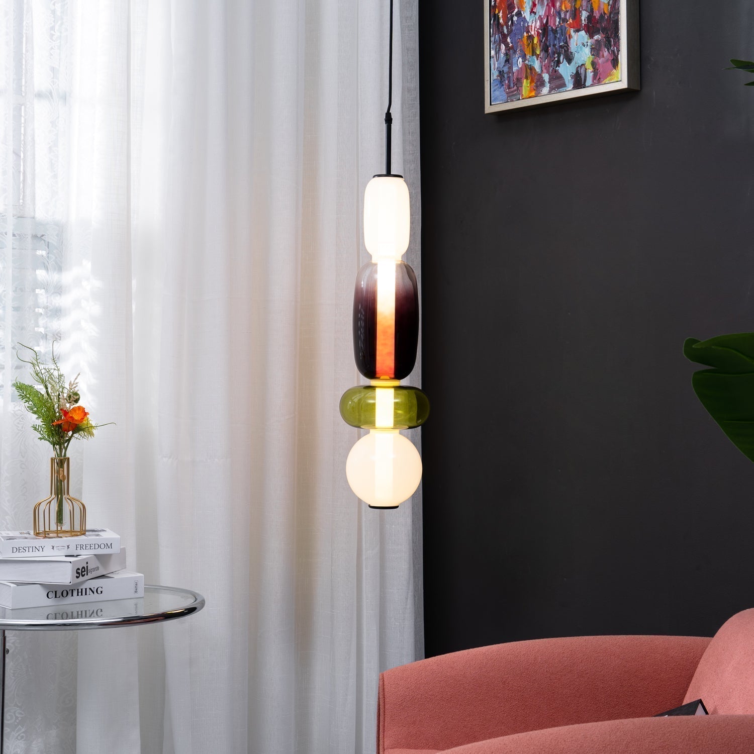 Zodore Moderne Pendelleuchte aus Glas-Letslighting