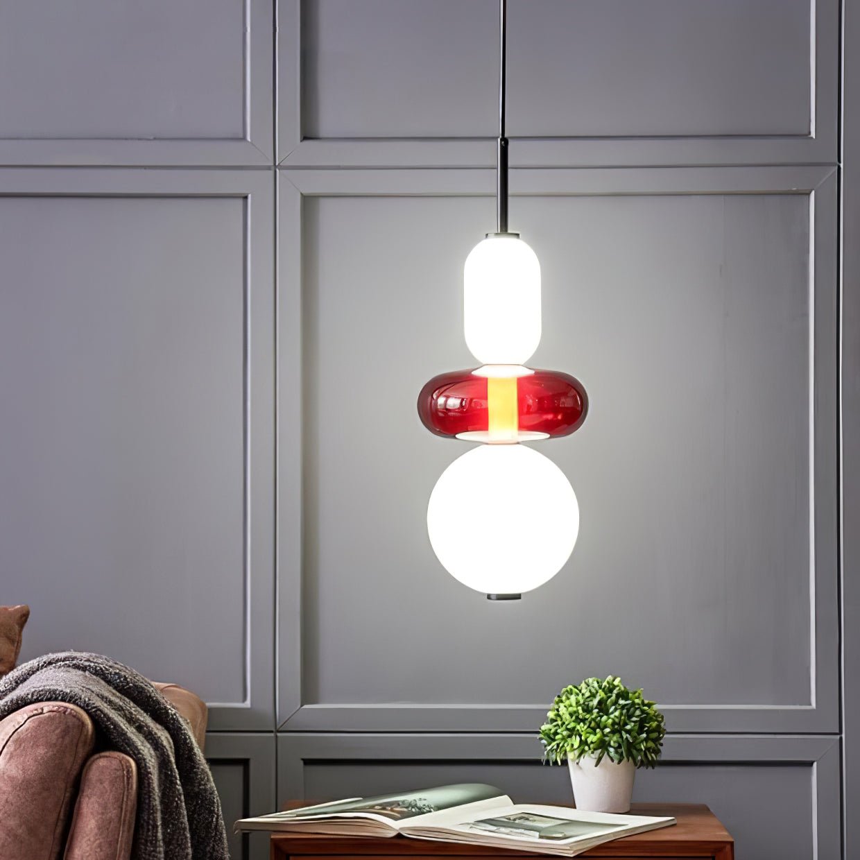 Zodore Moderne Pendelleuchte aus Glas-Letslighting