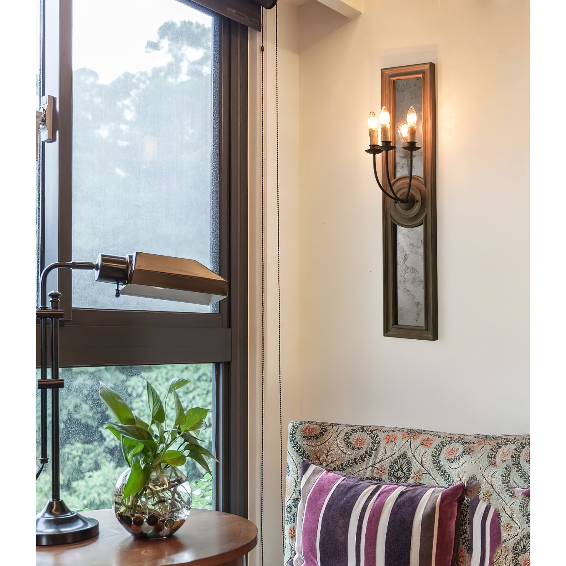 Phasis 3-Licht Spiegel Elegante Vintage Wandleuchte-Letslighting